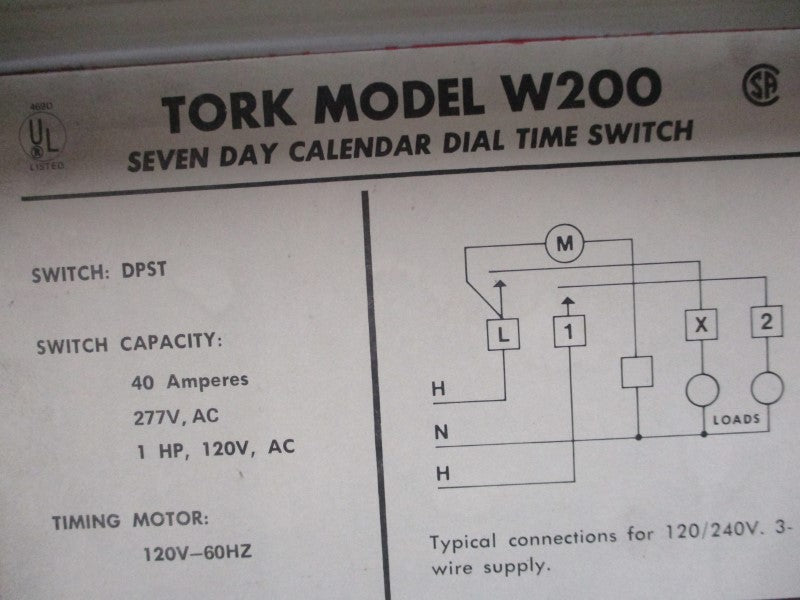 TORK W200 UNMP