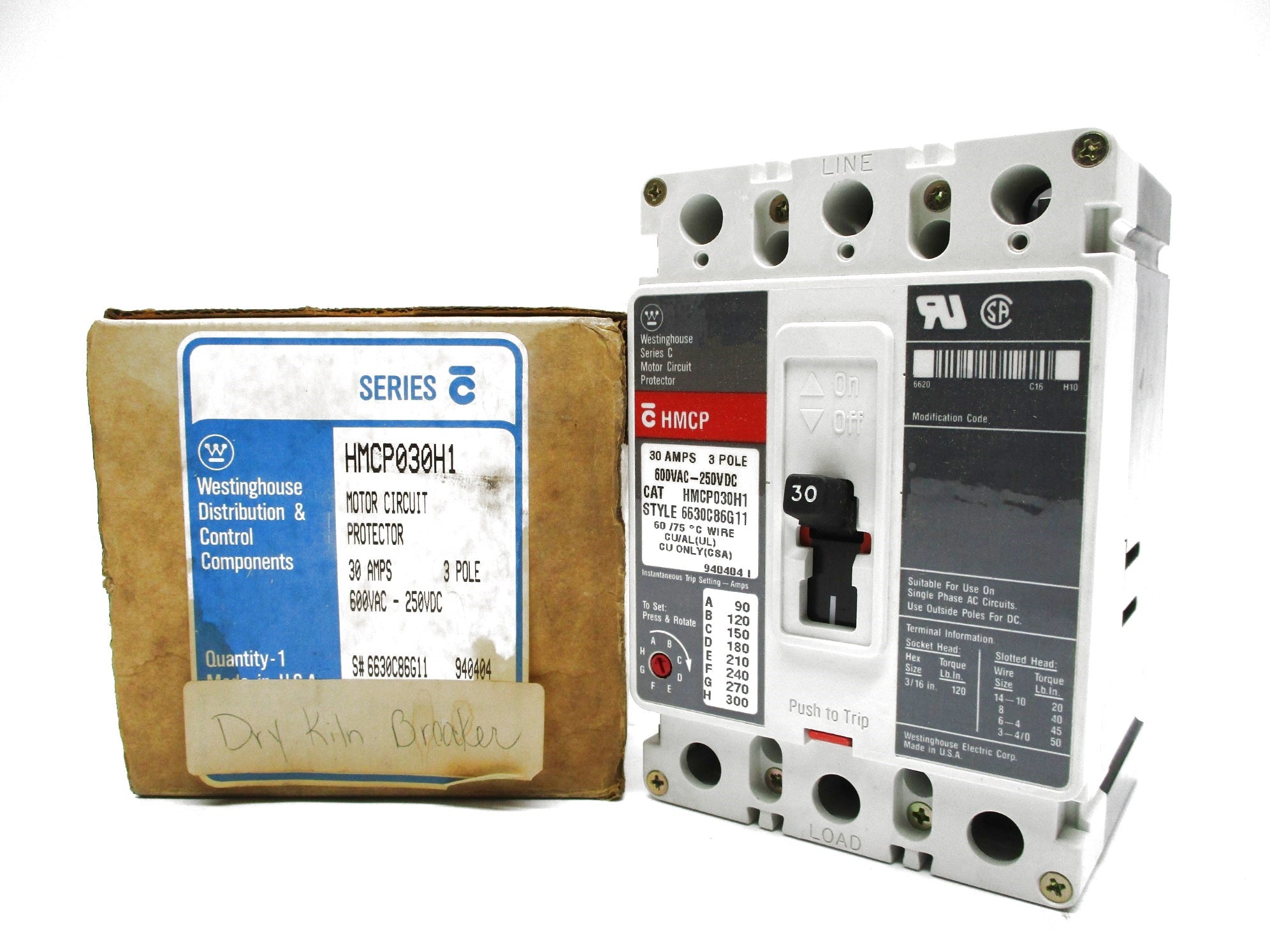 WESTINGHOUSE HMCP030H1 30A NSMP