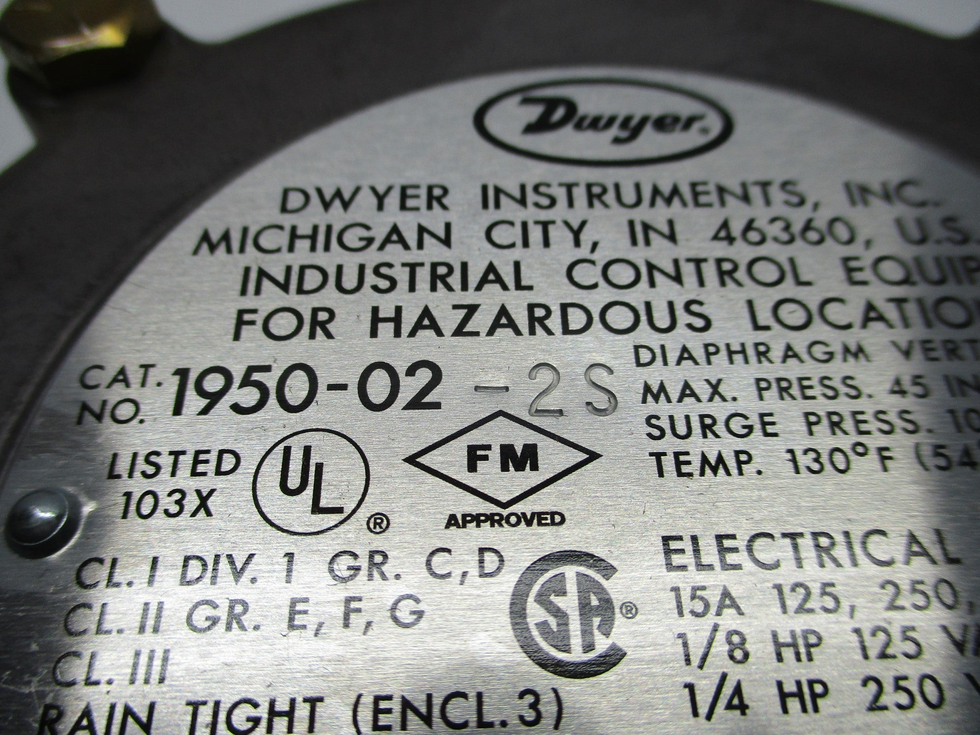 DWYER 1950-02-2S NSMP