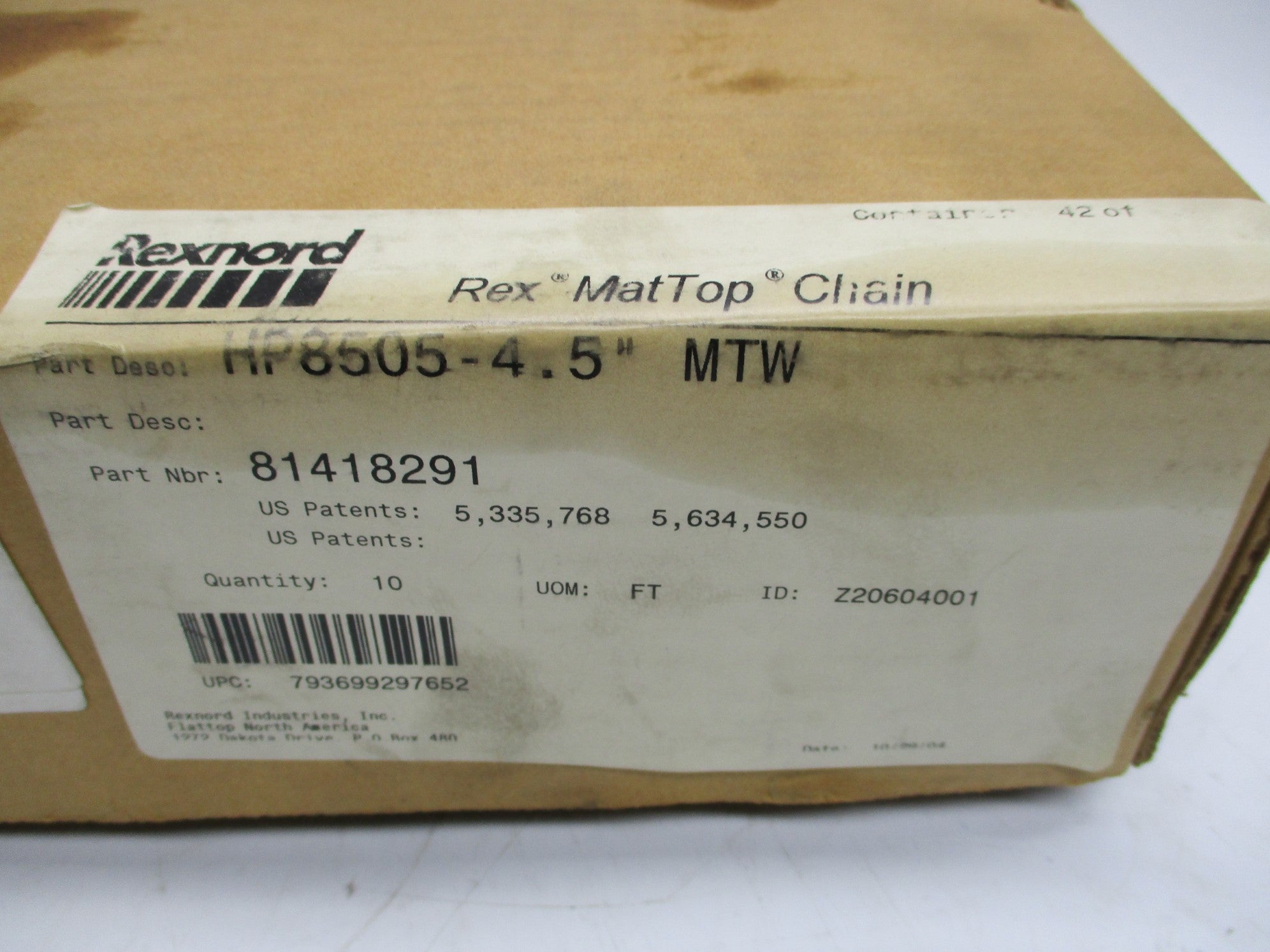 REXNORD 81418291 (HP8505-4.5") NSMP