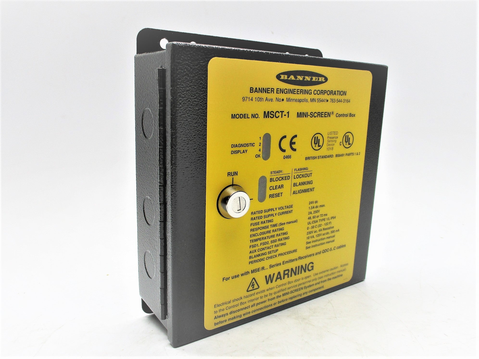 BANNER ENGINEERING MSCT-1 (NO KEY) NSNP