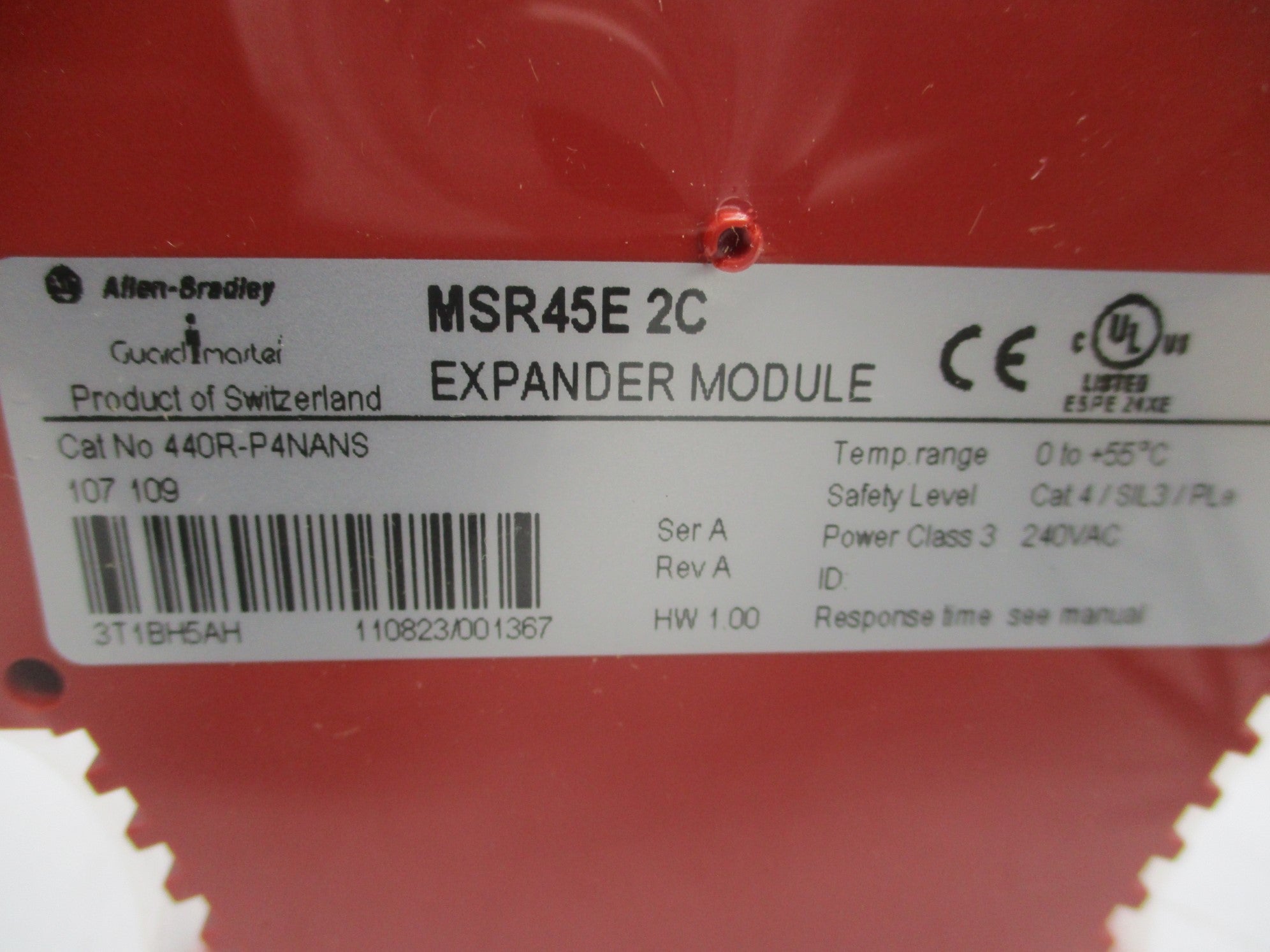ALLEN BRADLEY 440R-P4NANS MSR45E2C NSMP