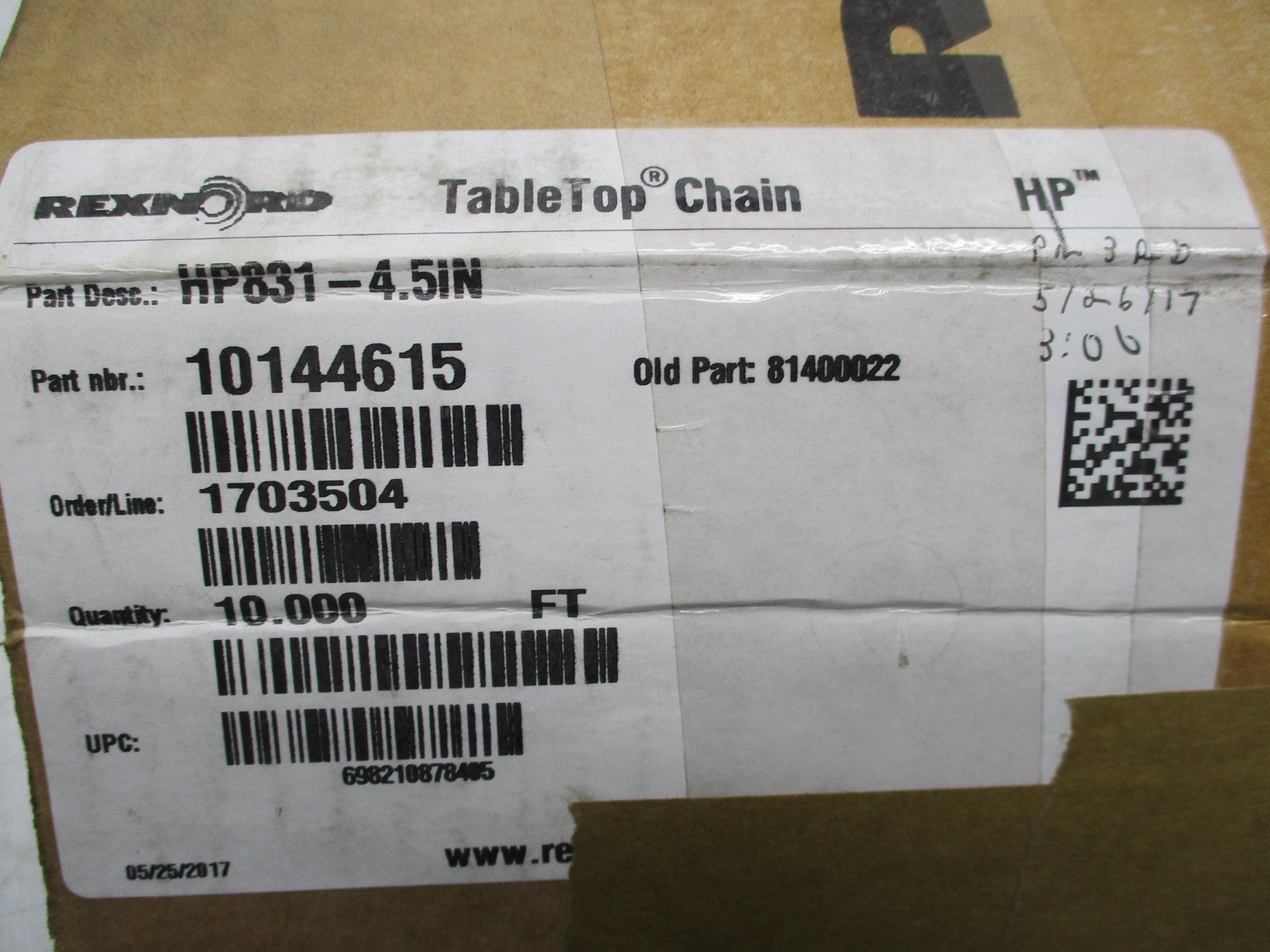 REXNORD 10144615 HP831-4.5" NSMP