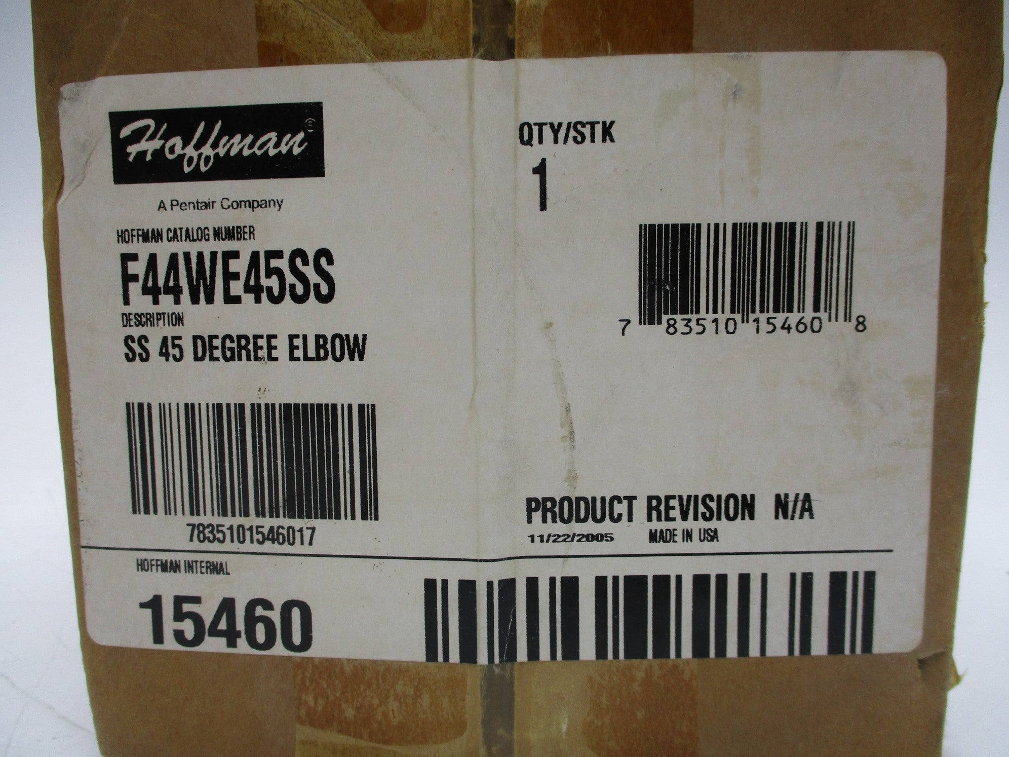 HOFFMAN F44WE45SS NSFS