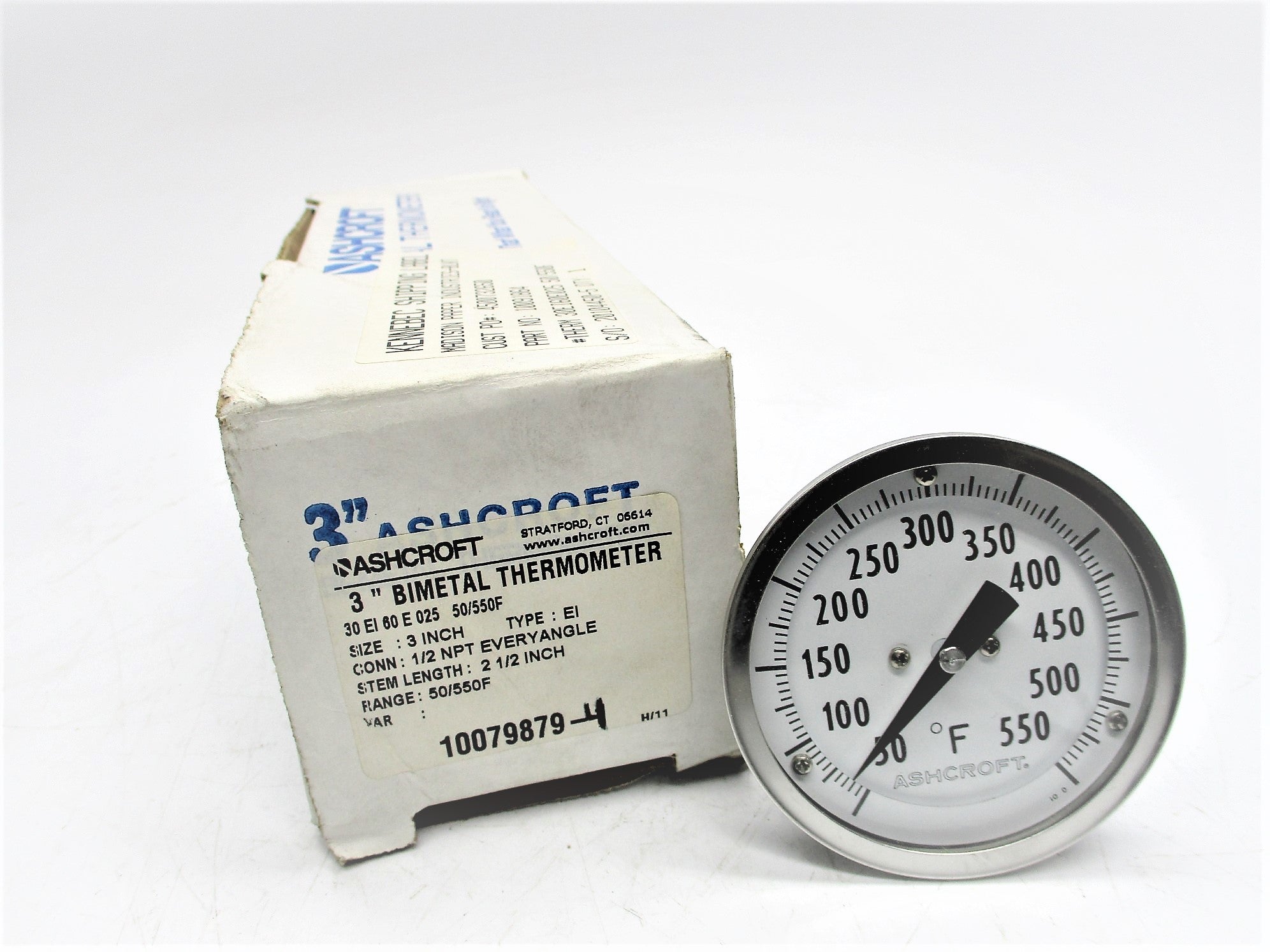ASHCROFT 30EI60E025 3" 50-550'F NSMP