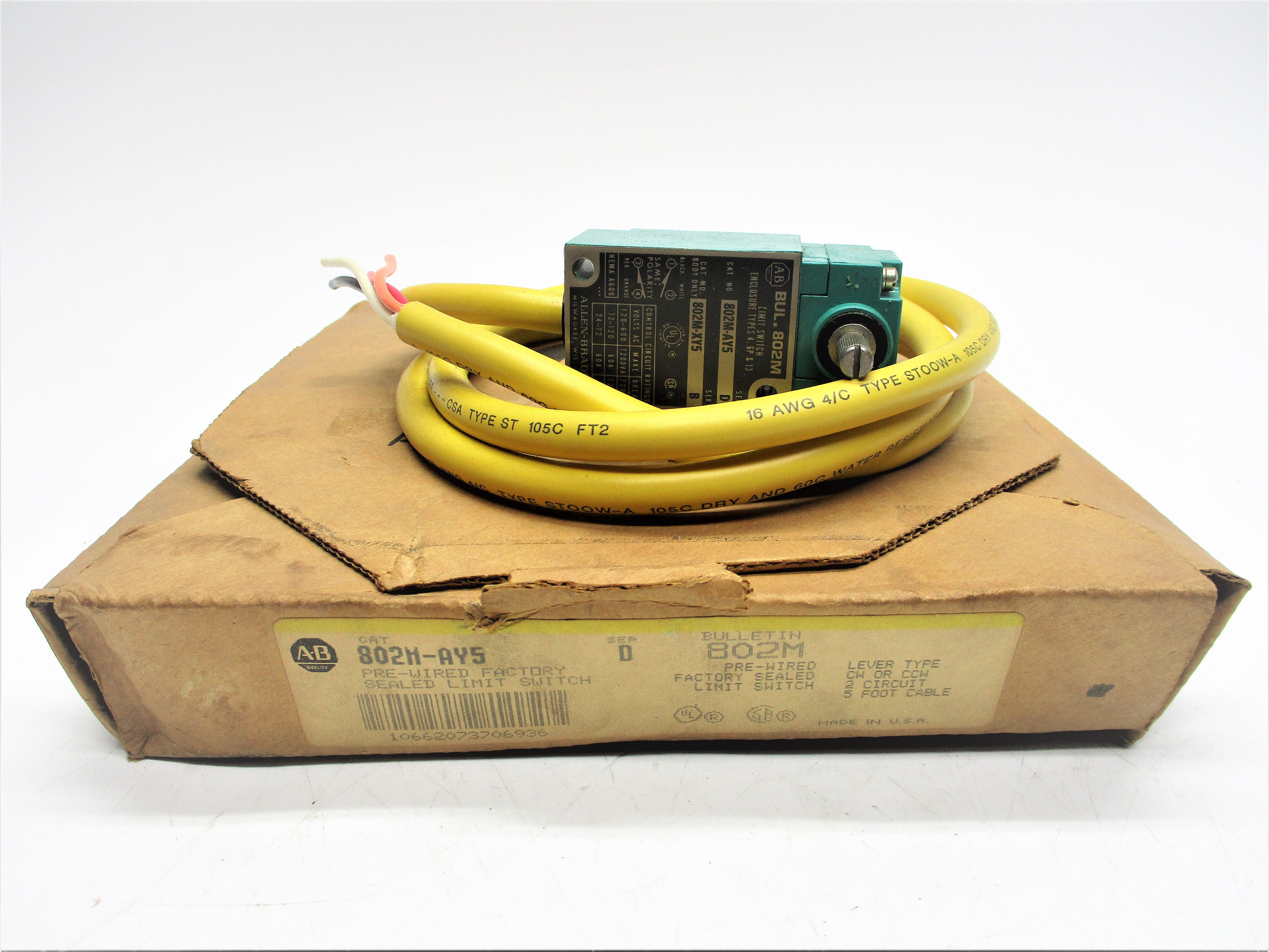 ALLEN BRADLEY 802M-AY5 SER. D NSMP