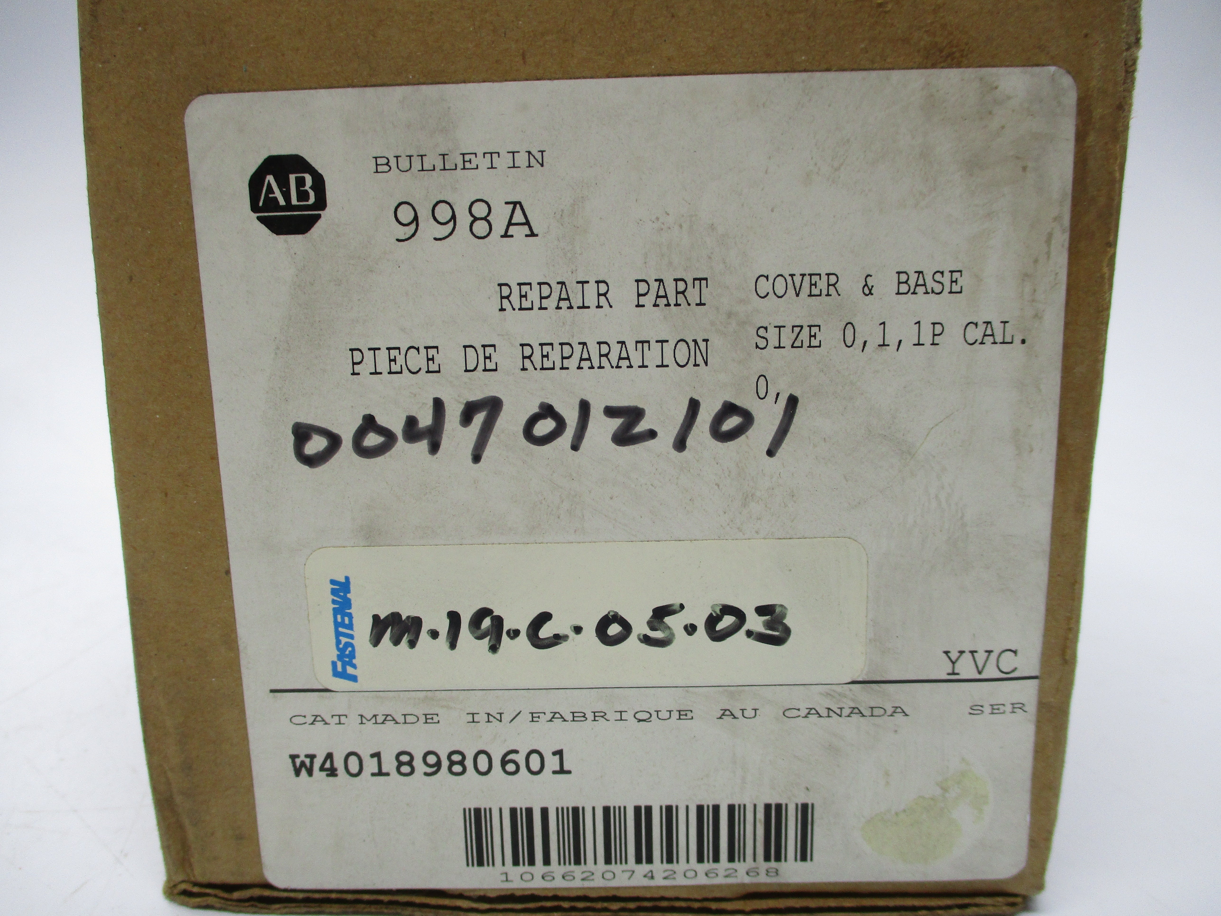 INDUSTRIAL SPARE PART W4018980601 NSMP