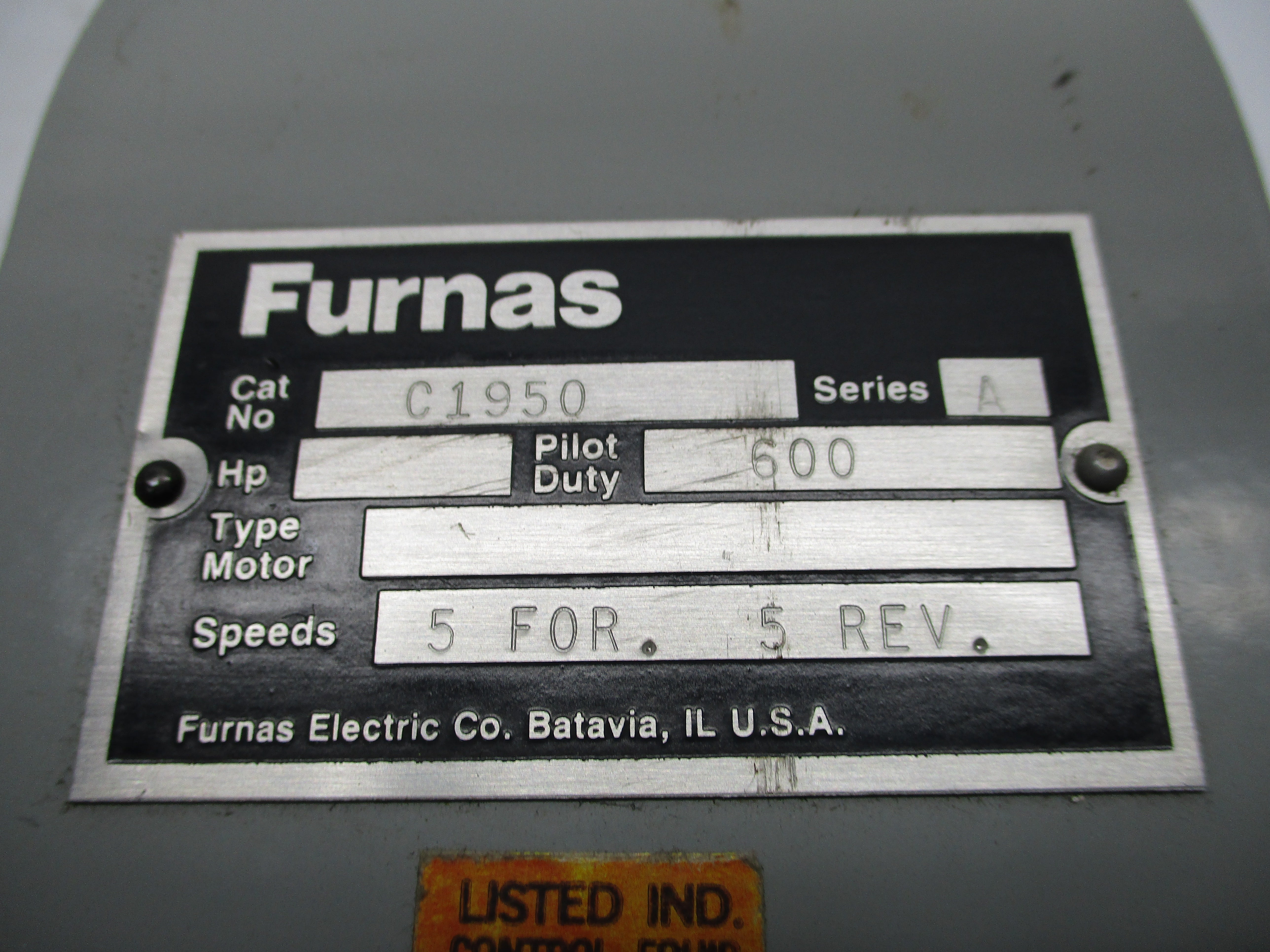 FURNAS C1950 SER. A NSNP