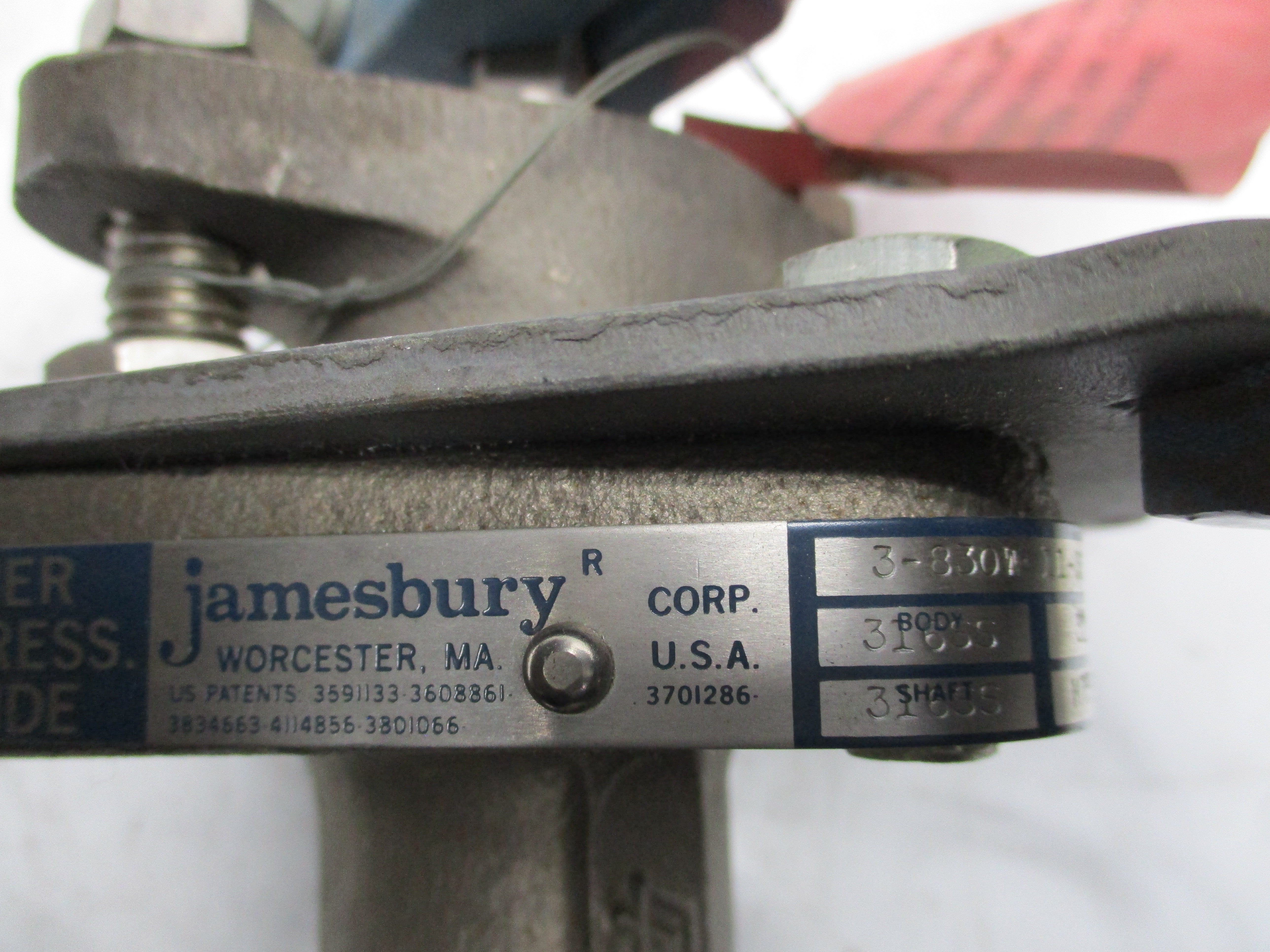 JAMESBURY 3-830W-11-3600MT-A NSNP