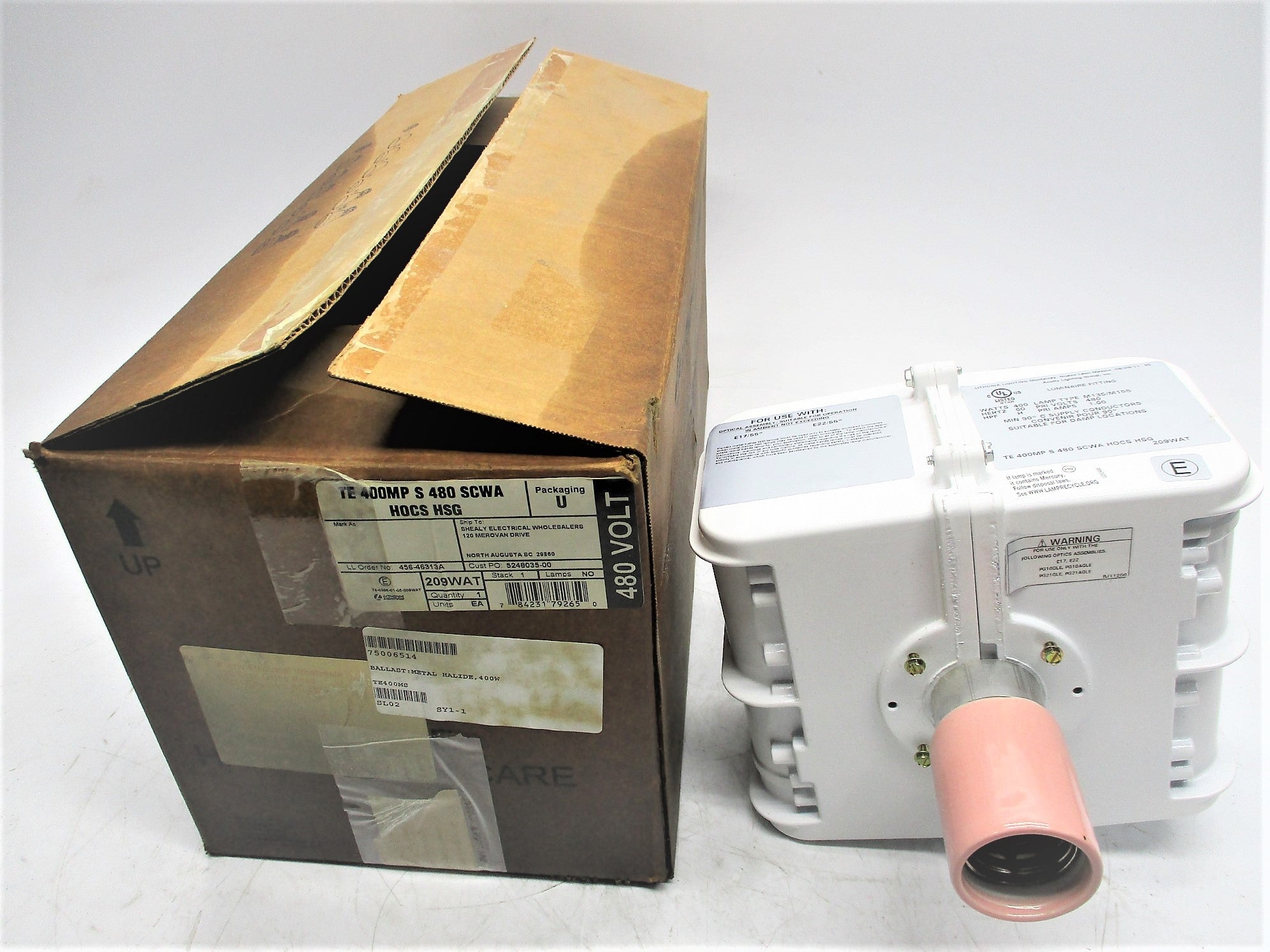 LITHONIA LIGHTING TE-400MP-S-480-SCWA-HOCS-HSG NSMP