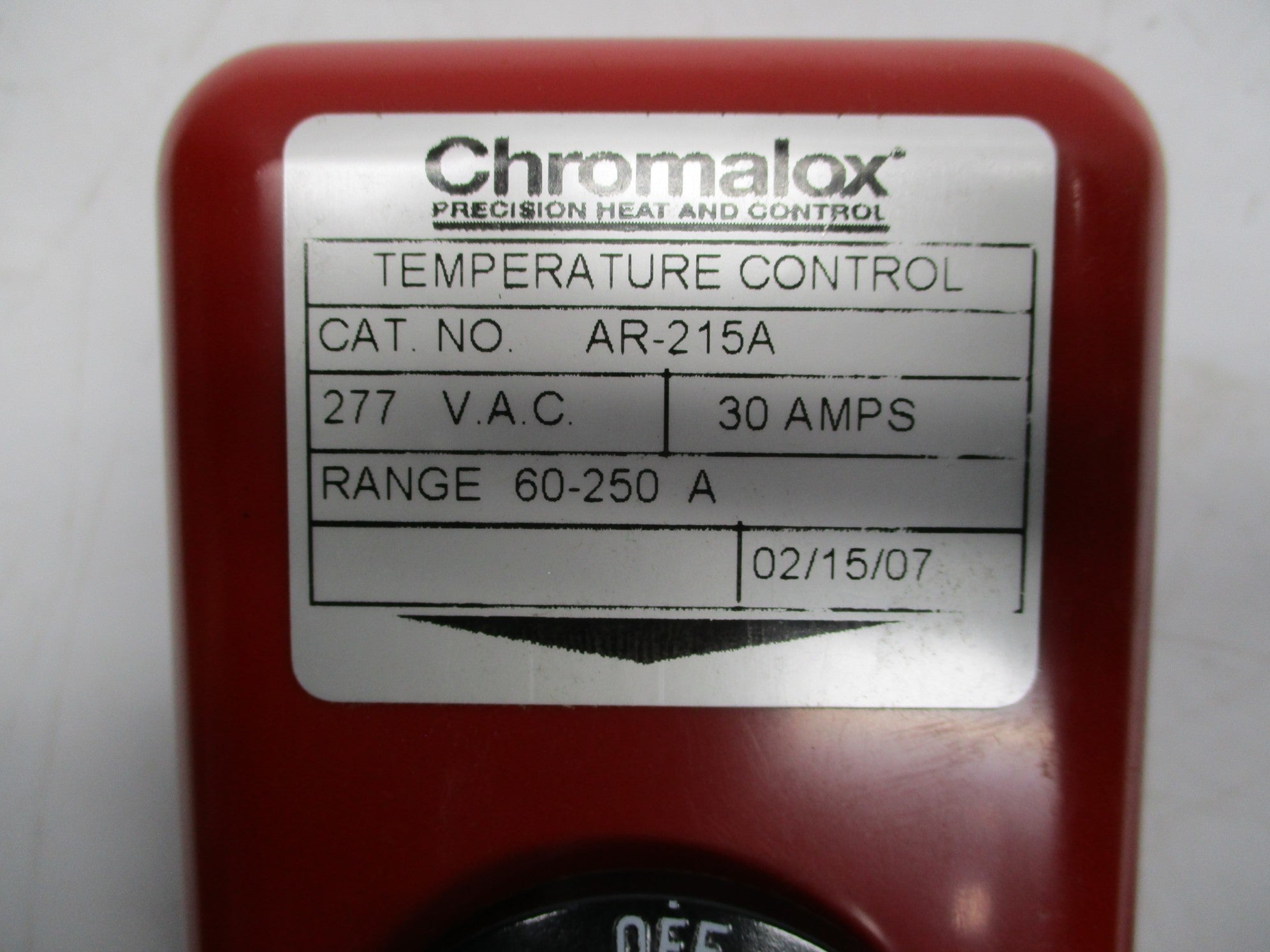 CHROMALOX AR-215A NSNP