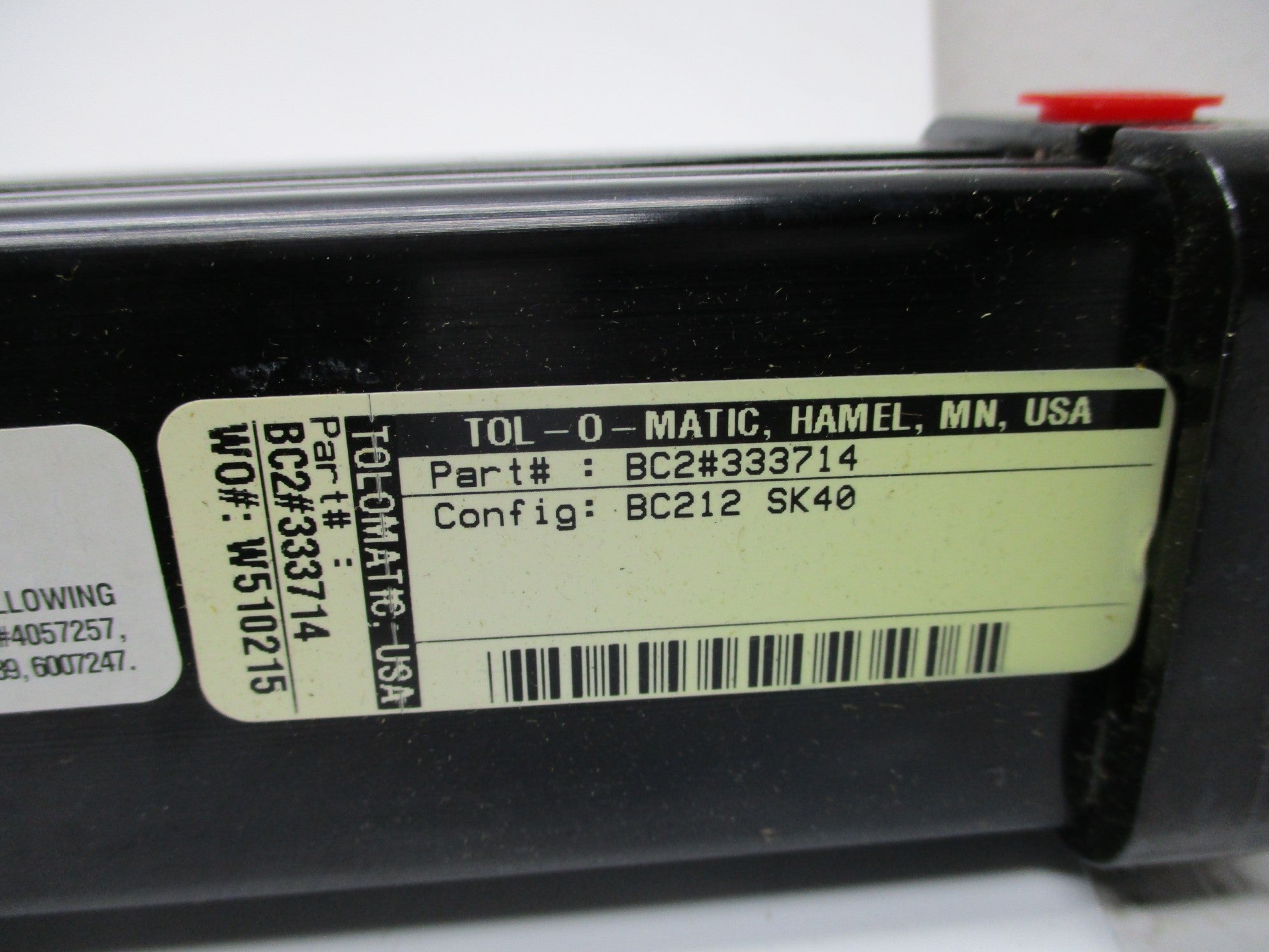 TOLOMATIC BC212SK40 BC2#333714 NSNP