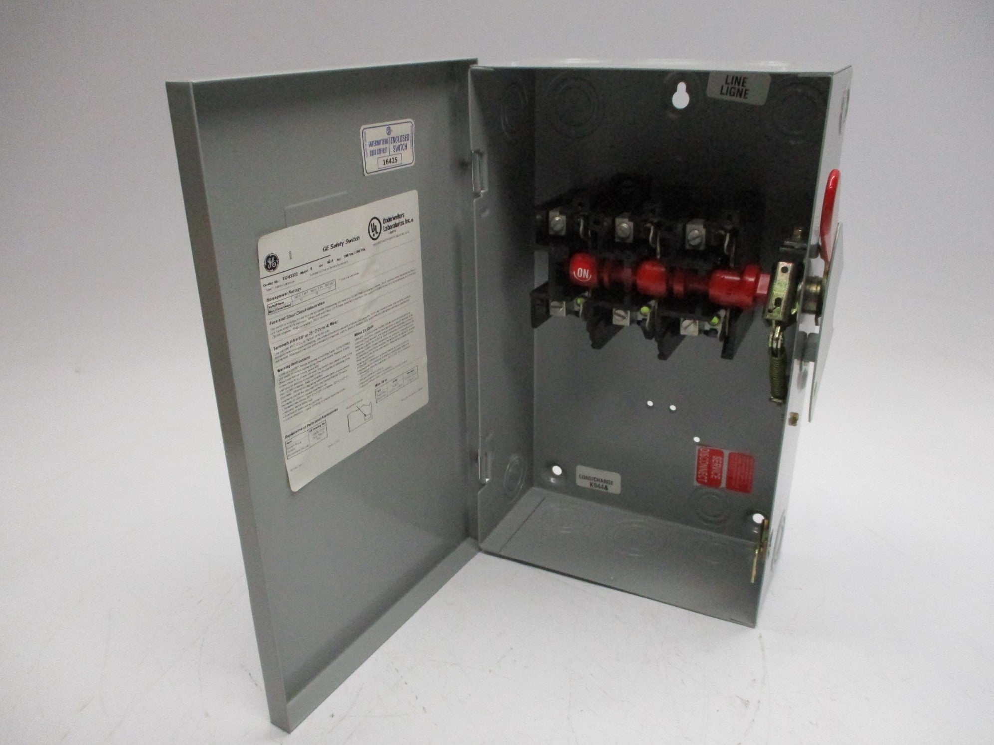 GENERAL ELECTRIC TGN3322 NSMP