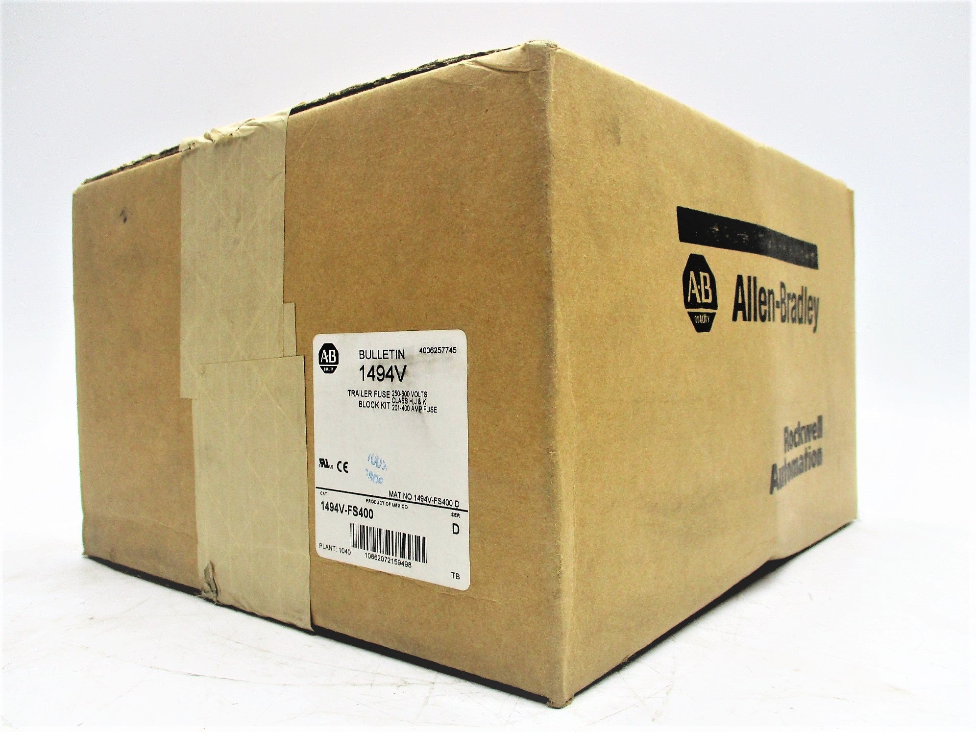 ALLEN BRADLEY 1494V-FS400 SER. D NSFS