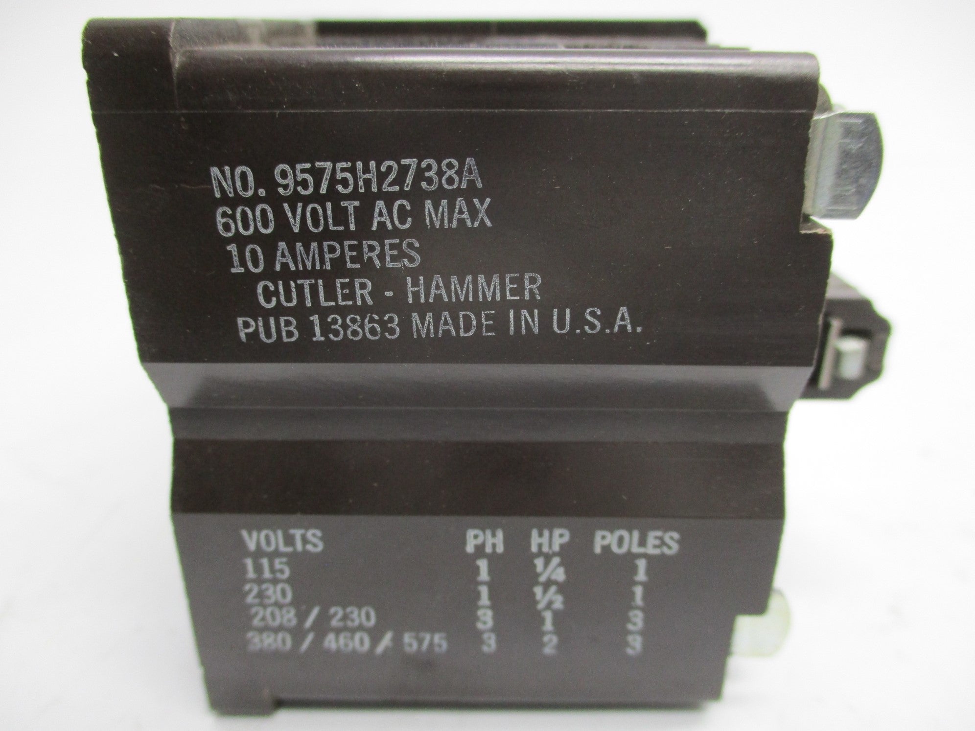 CUTLER HAMMER 9575H2738A NSNP