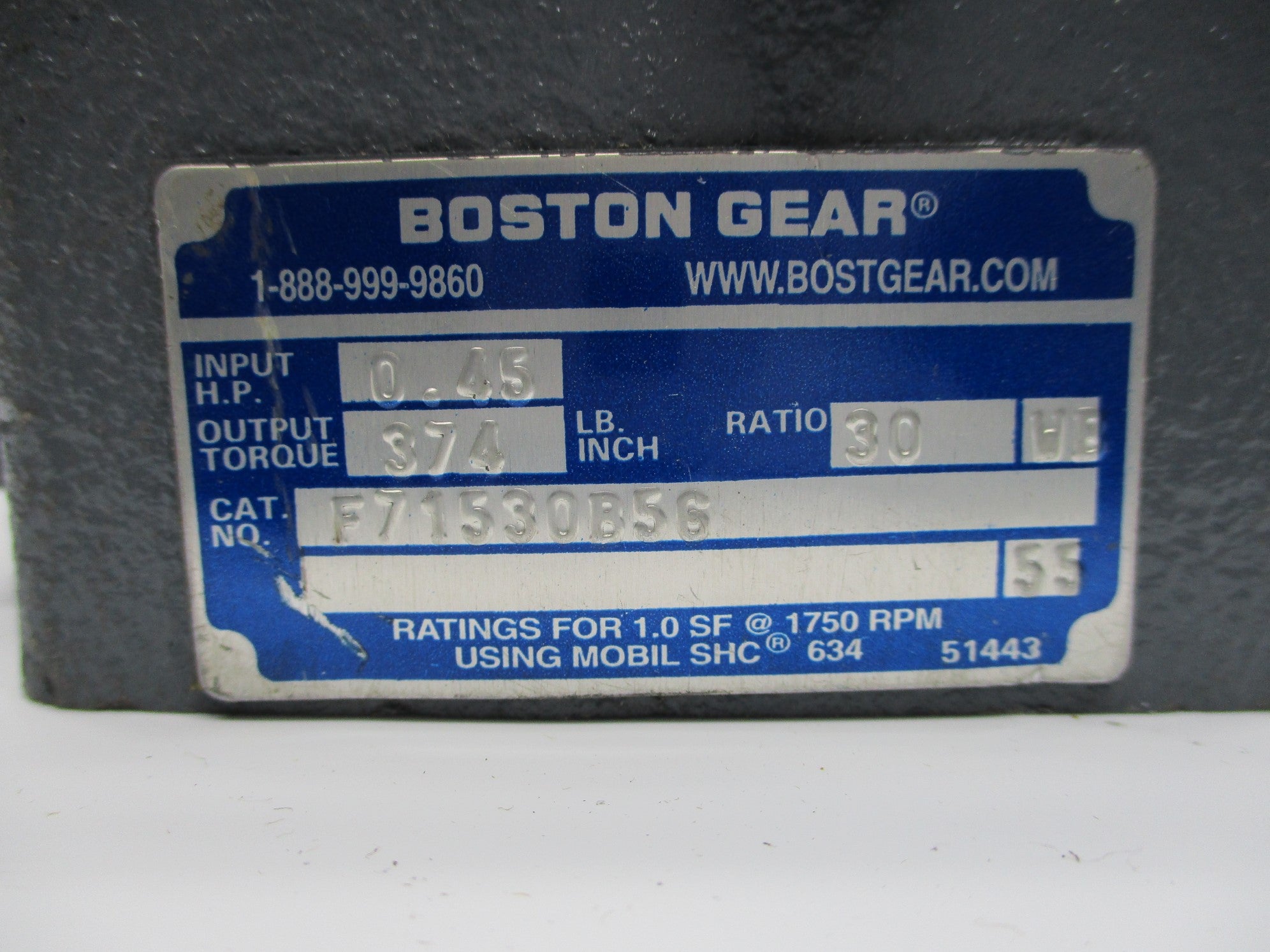 BOSTON GEAR F71530B56 NSNP