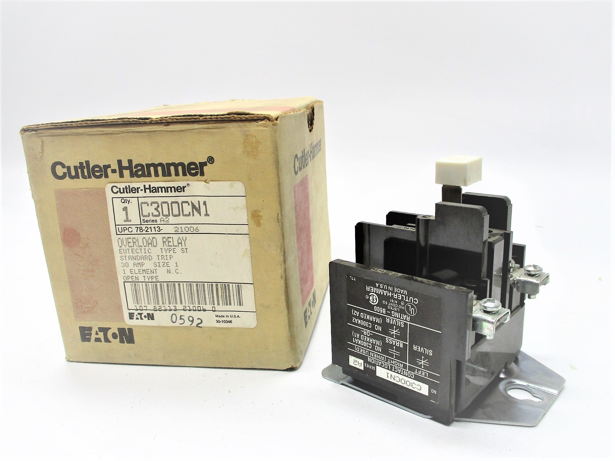 CUTLER HAMMER C300CN1 SER. A2 30A NSMP
