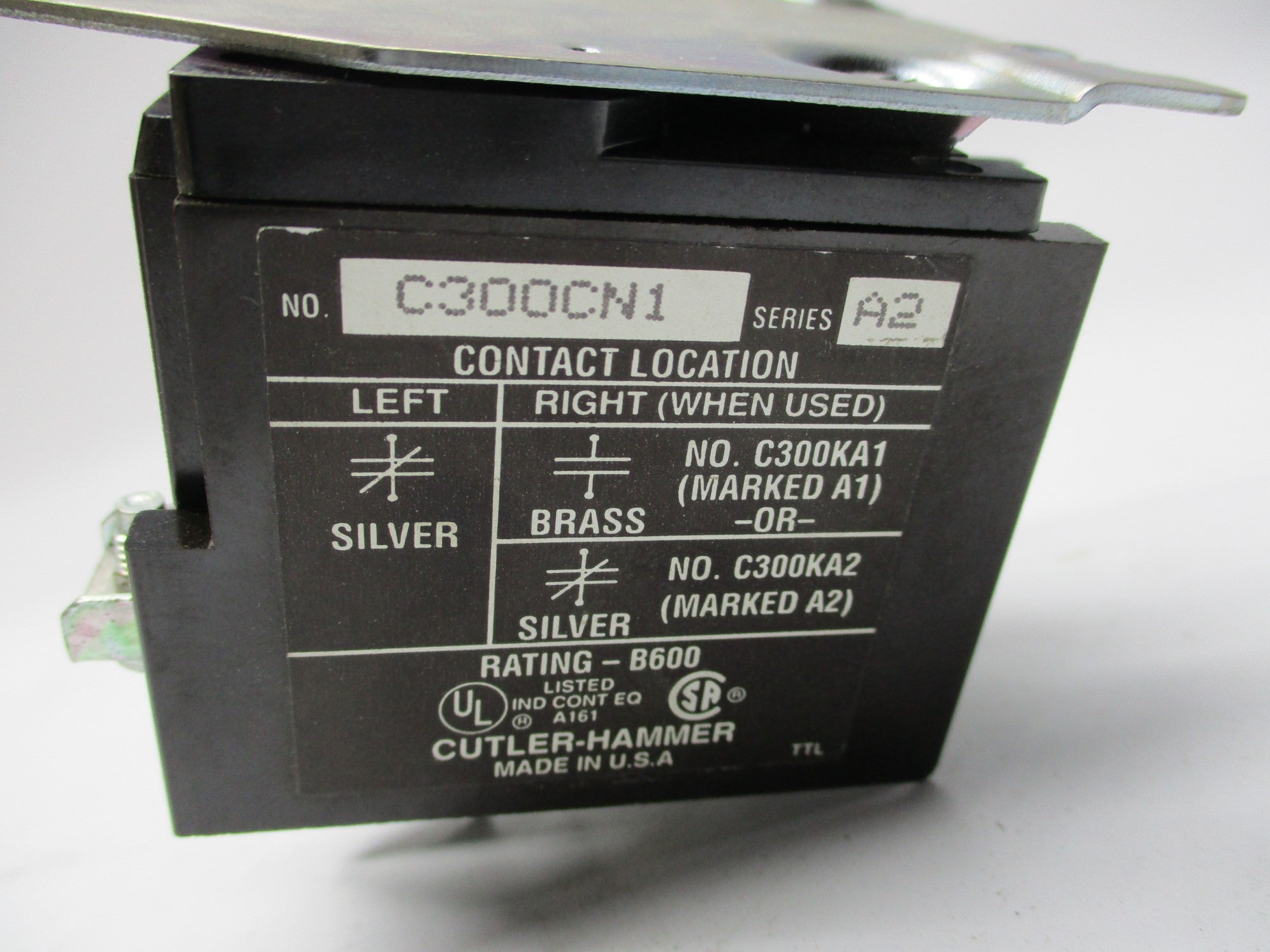 CUTLER HAMMER C300CN1 SER. A2 30A NSMP