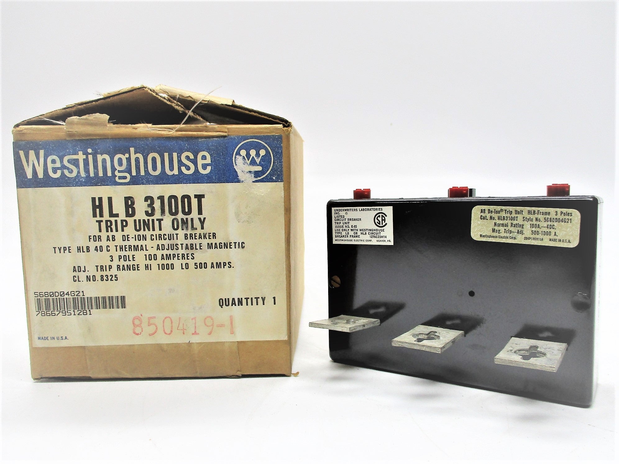 WESTINGHOUSE HLB3100T NSMP