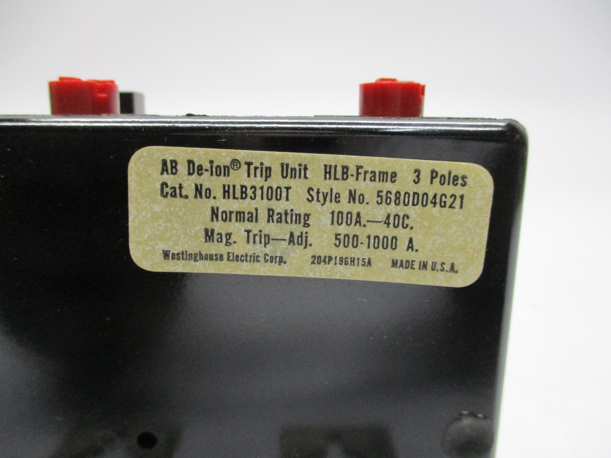 WESTINGHOUSE HLB3100T NSMP