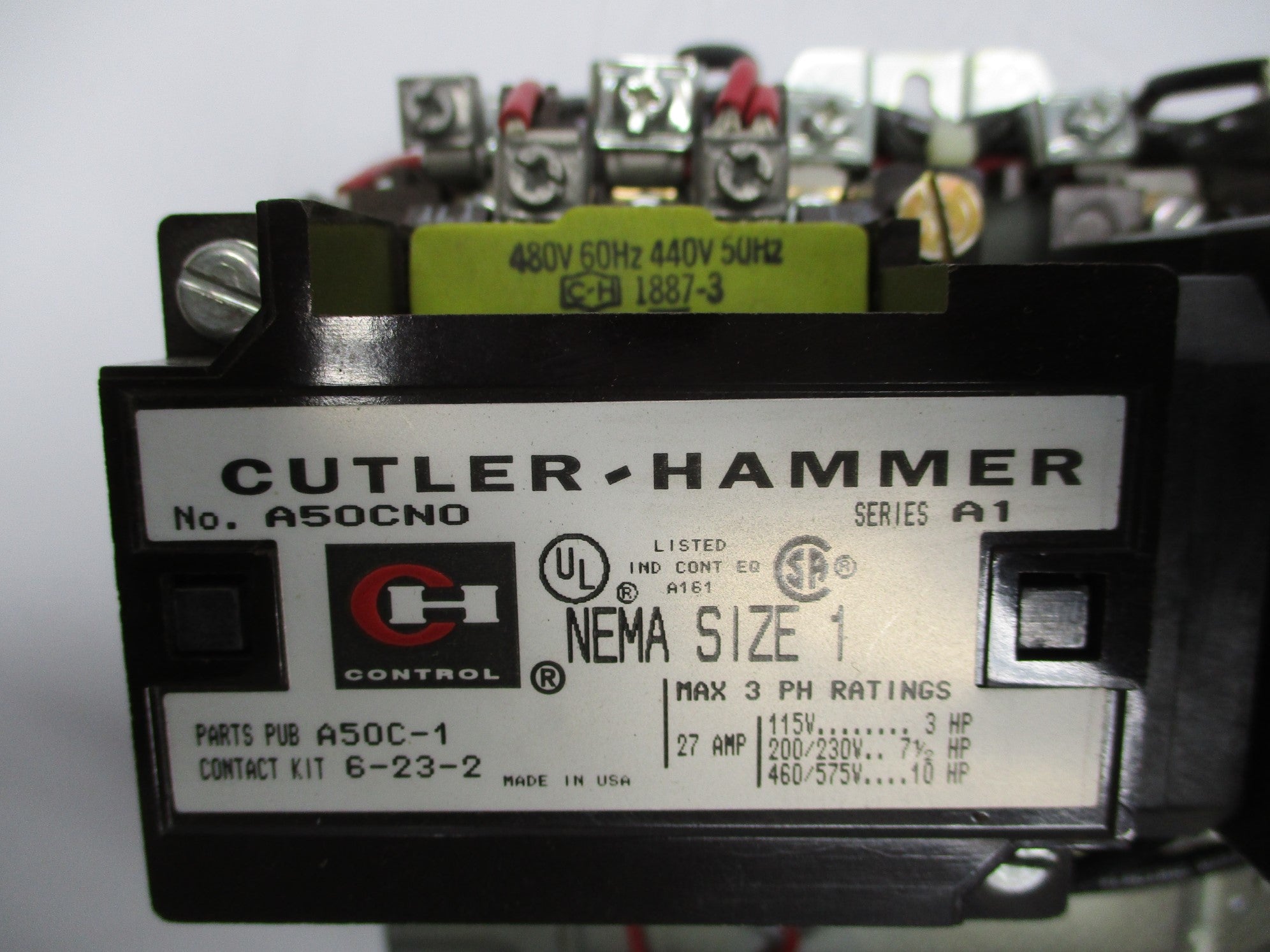 CUTLER HAMMER A50CN0 SER. A1 NSNP