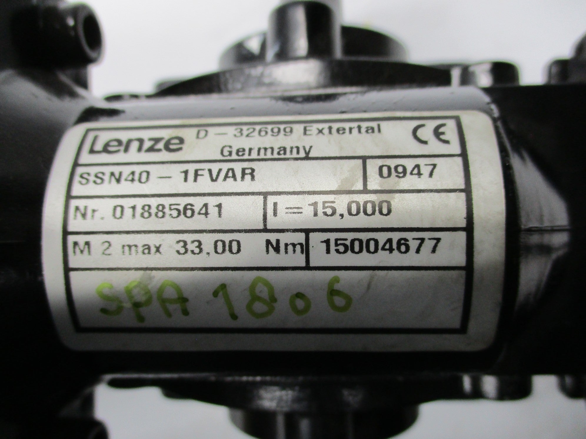 LENZE SSN40-1GVAR-047C22 SSN40-1FVAR UNMP