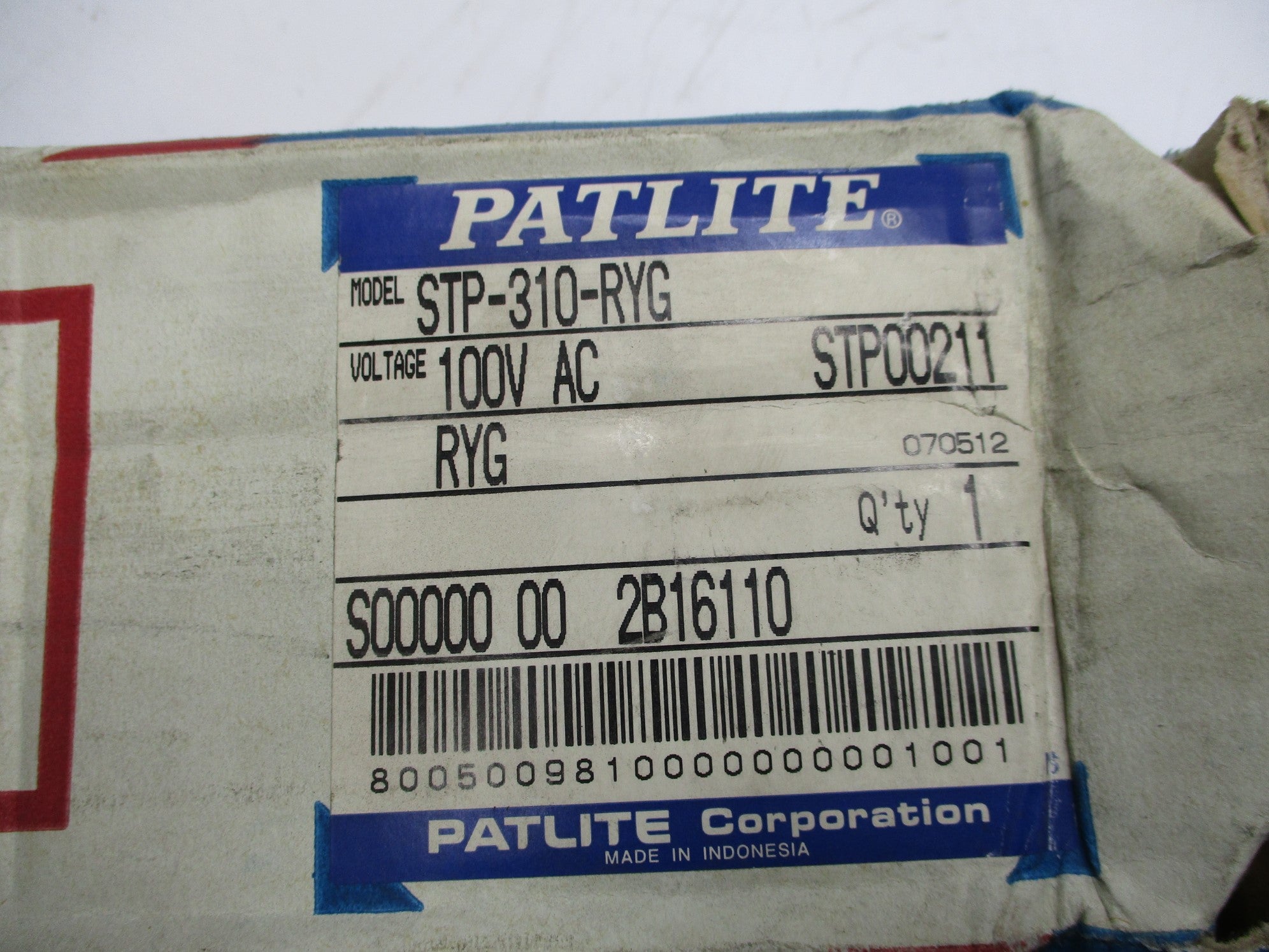 PATLITE STP-310-RYG NSMP