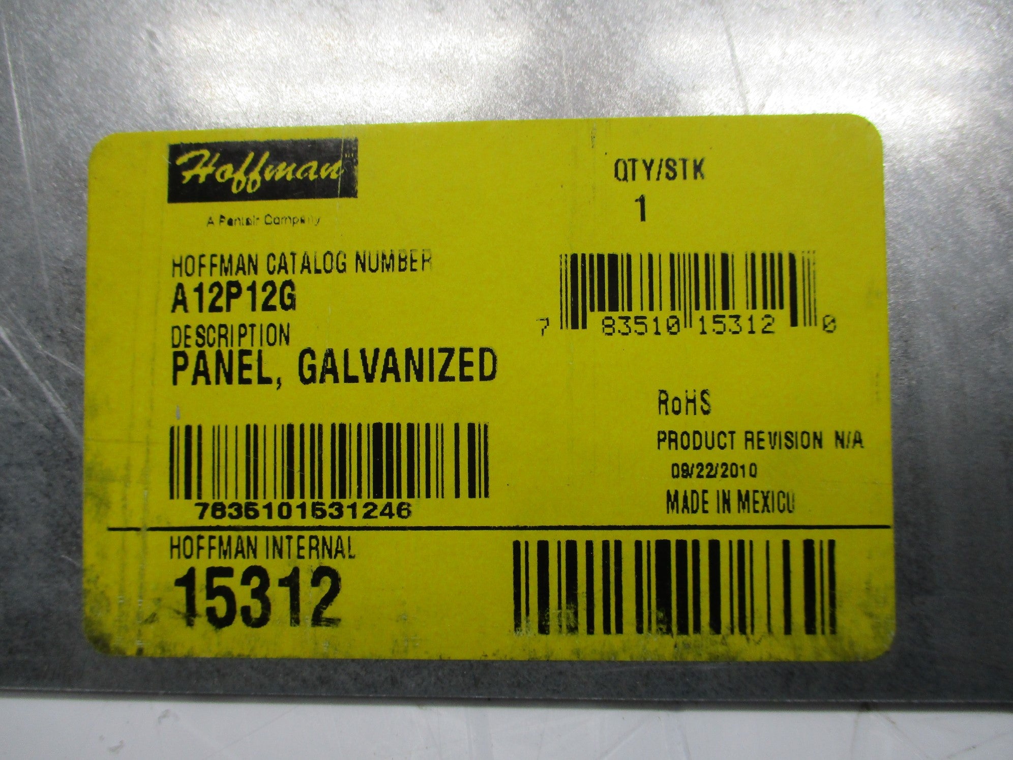 HOFFMAN A12P12G NSNP