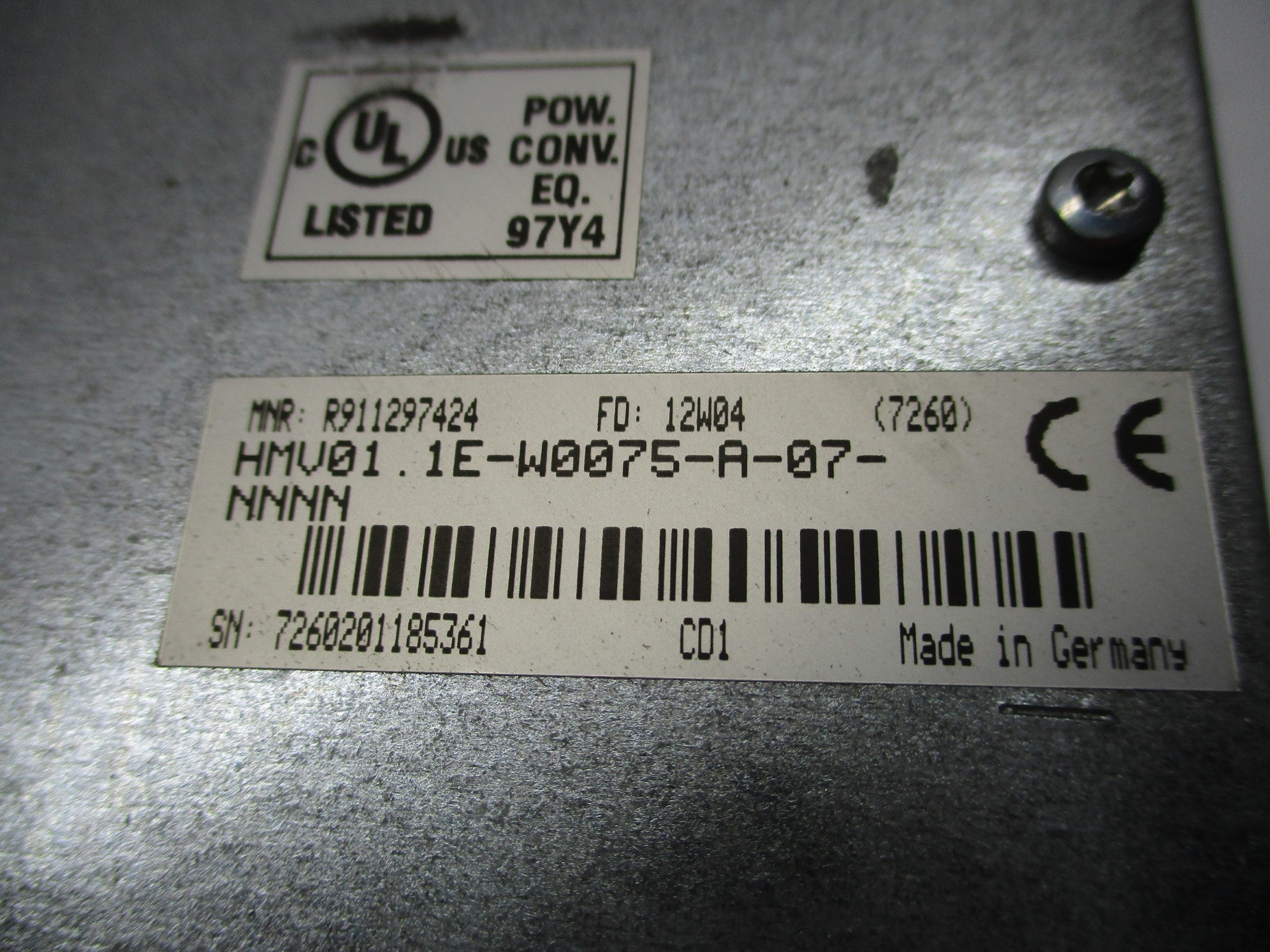 REXROTH HMV01.1E-W0075-A-07-NNNN UNMP