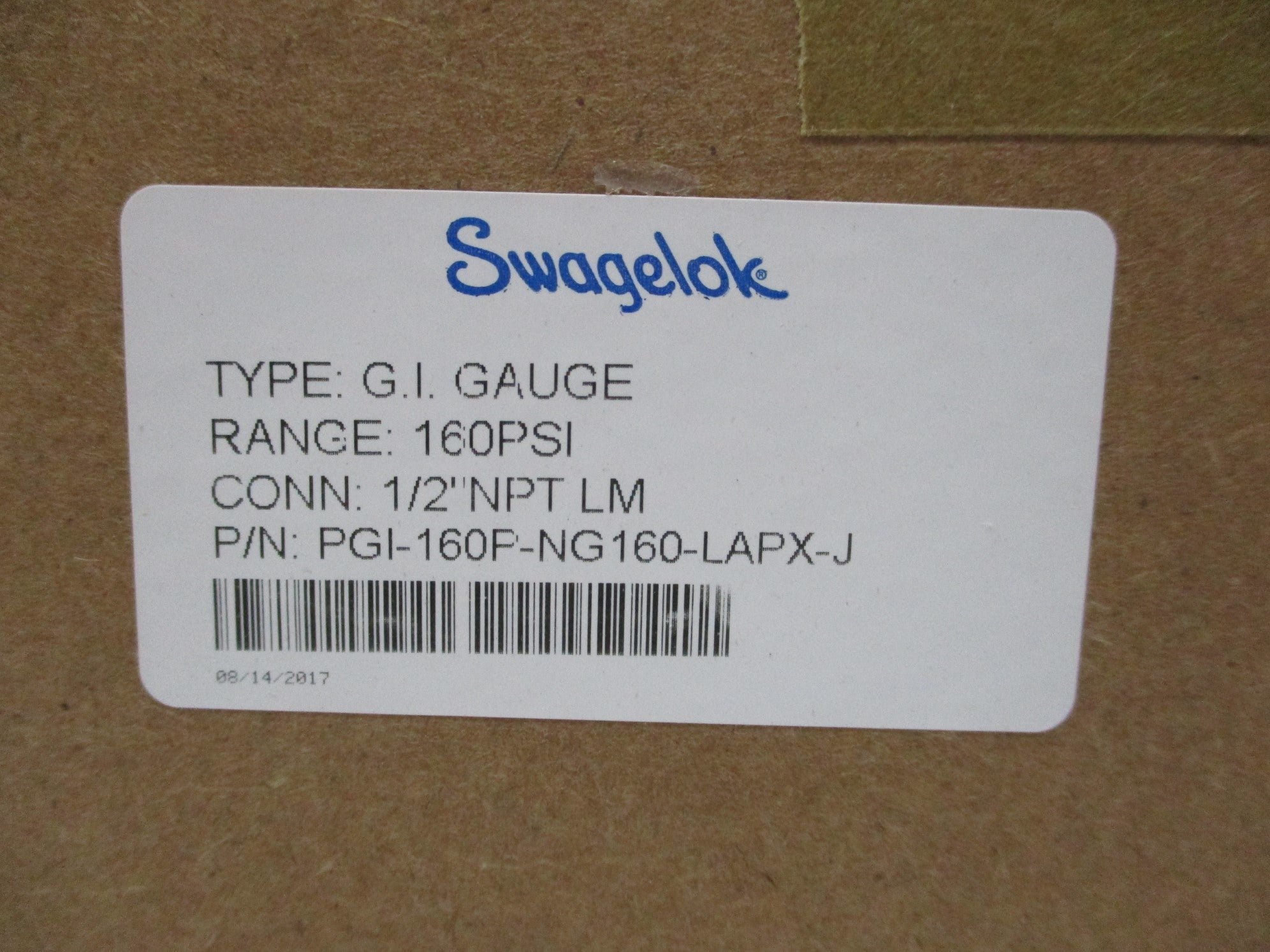 SWAGELOK PGI-160P-NG160-LAPX-J NSMP