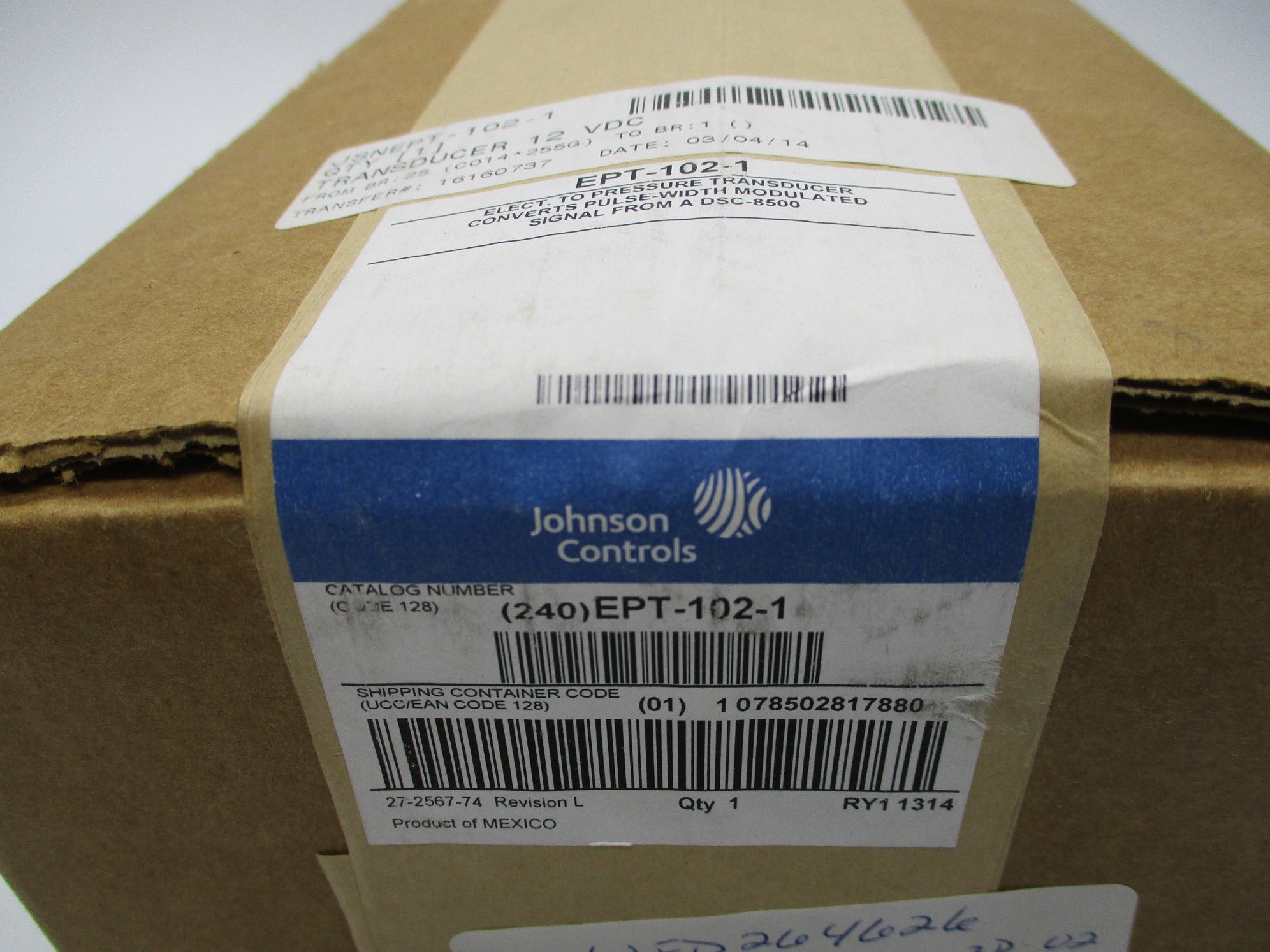 JOHNSON CONTROLS EPT-102-1 NSFS