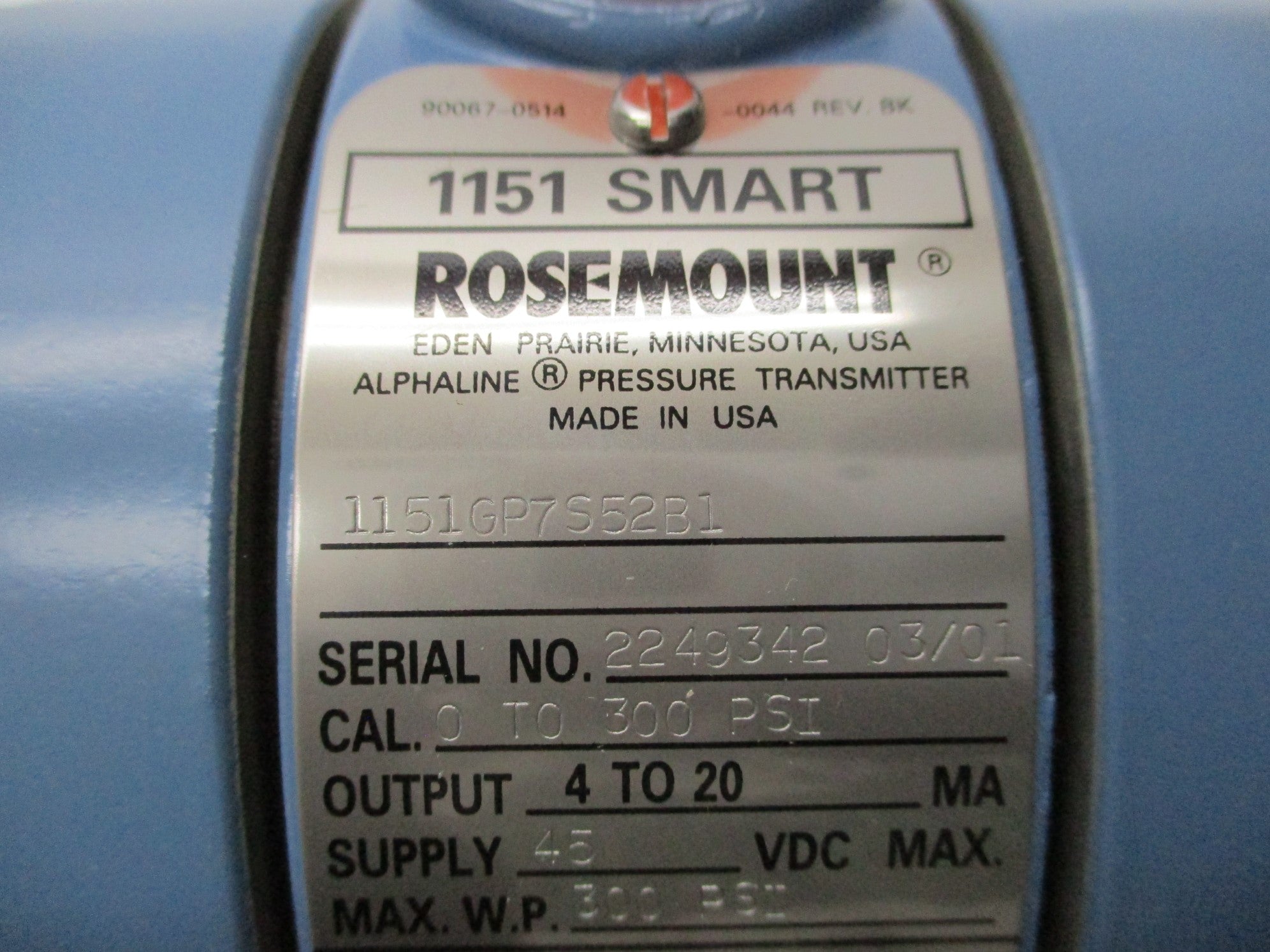 ROSEMOUNT 1151GP7S52B1 NSMP
