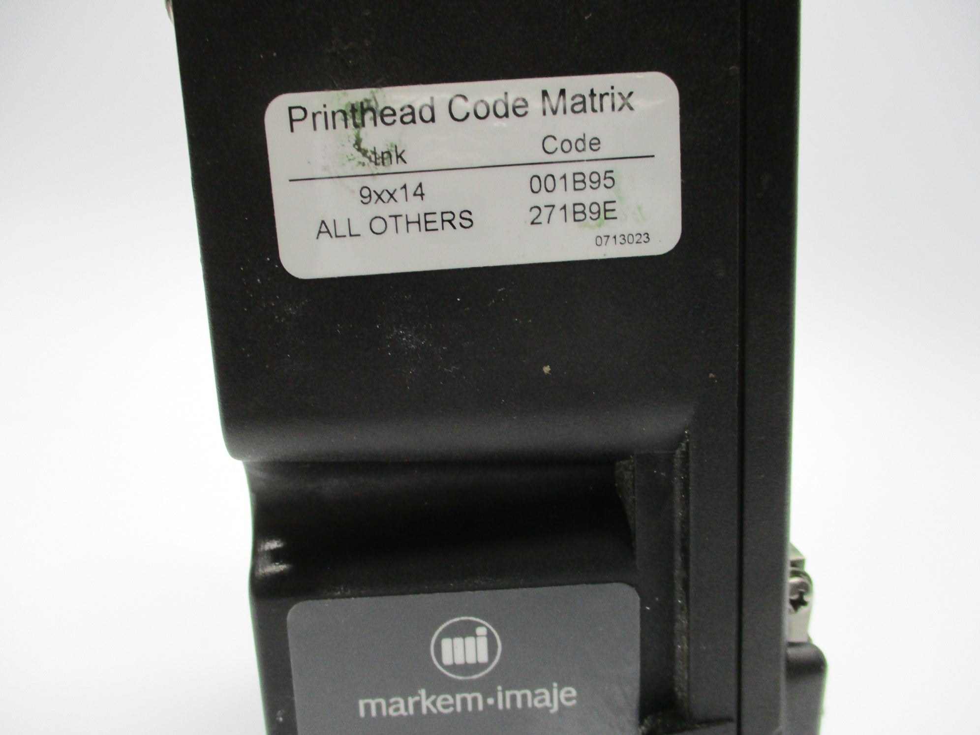 MARKEM 001B95-271B9E UNMP