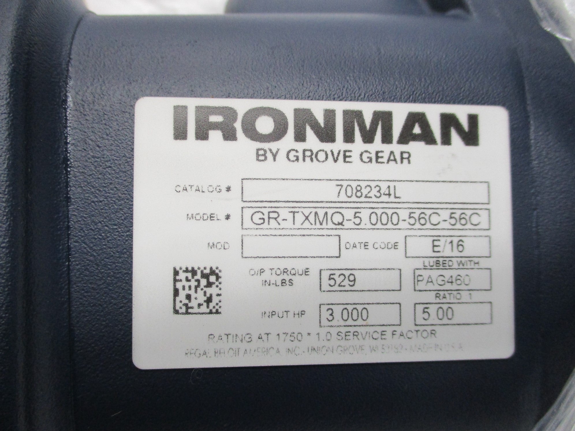 GROVE GEAR GR-TXMQ-5.000-56C-56C NSMP