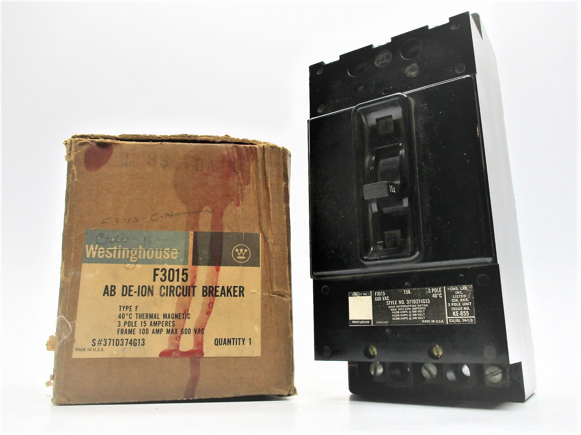 WESTINGHOUSE F3015 371D374G13 NSMP