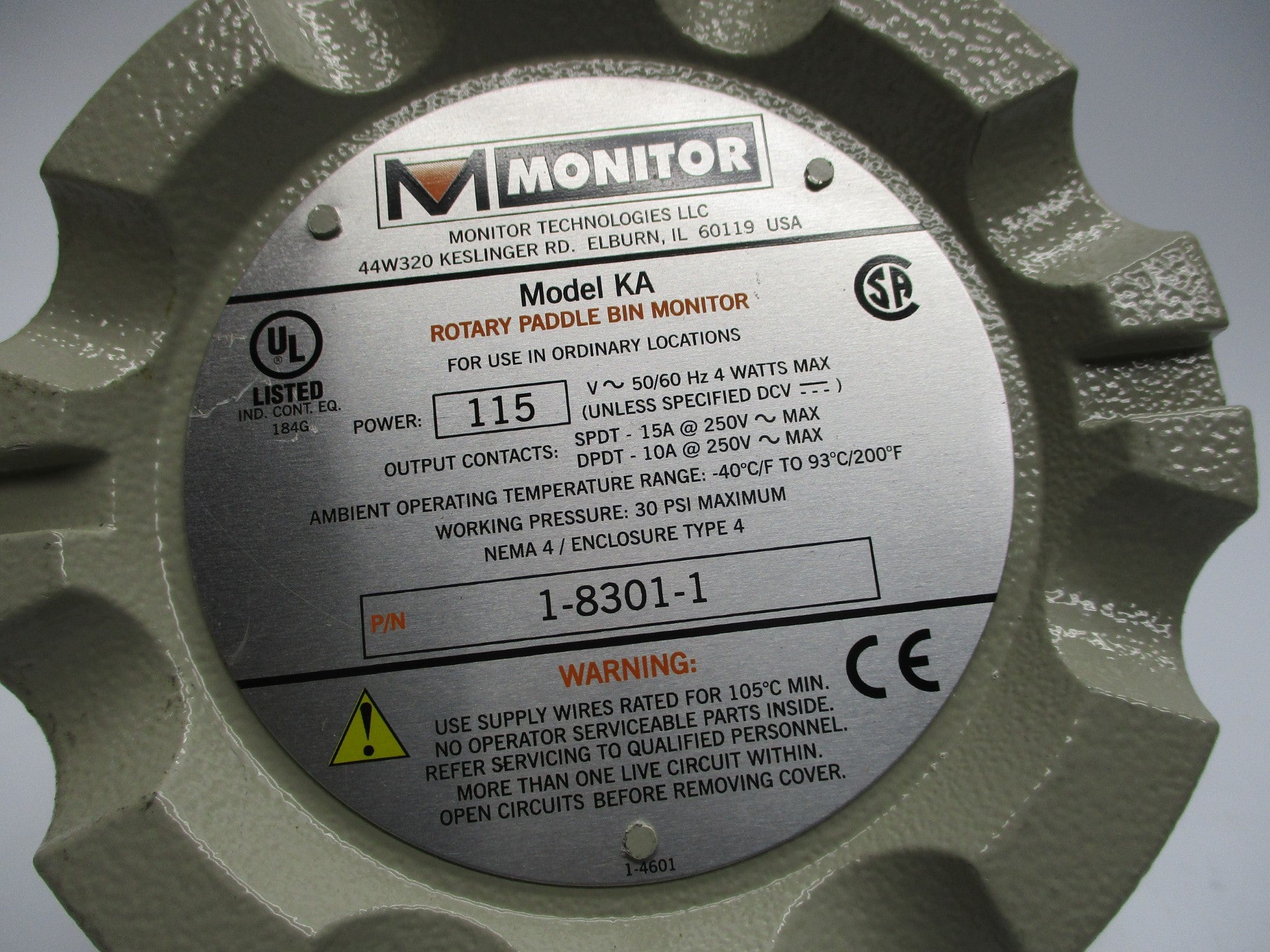 MONITOR 1-8301-1 NSMP