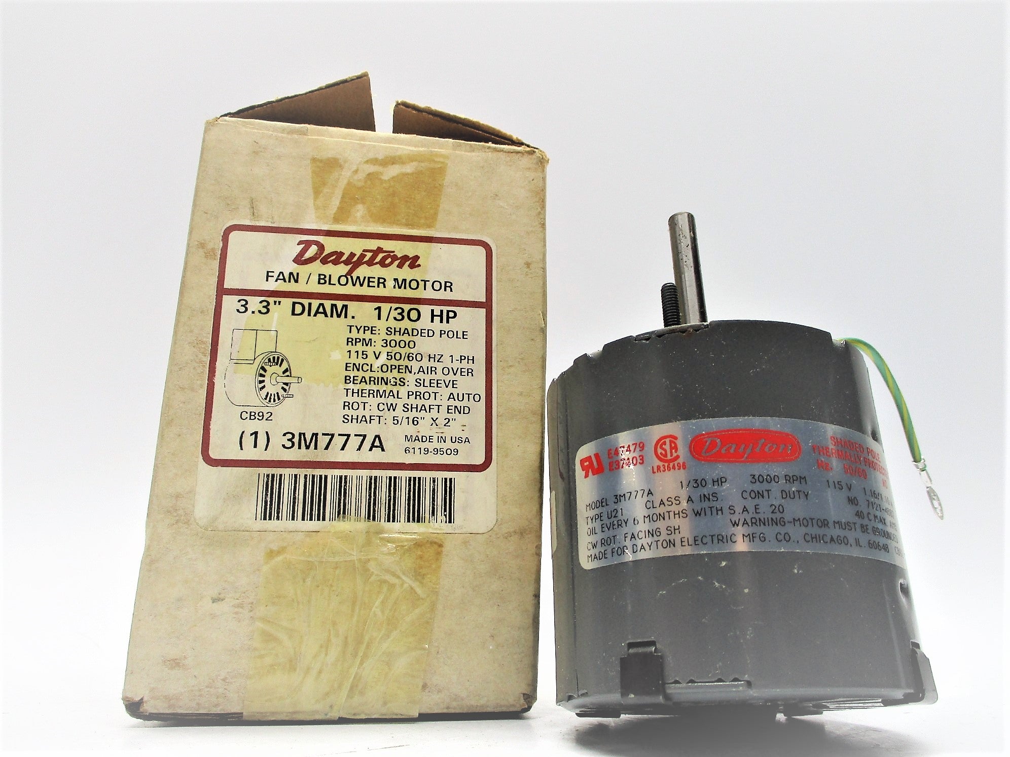 DAYTON 3M777A NSMP