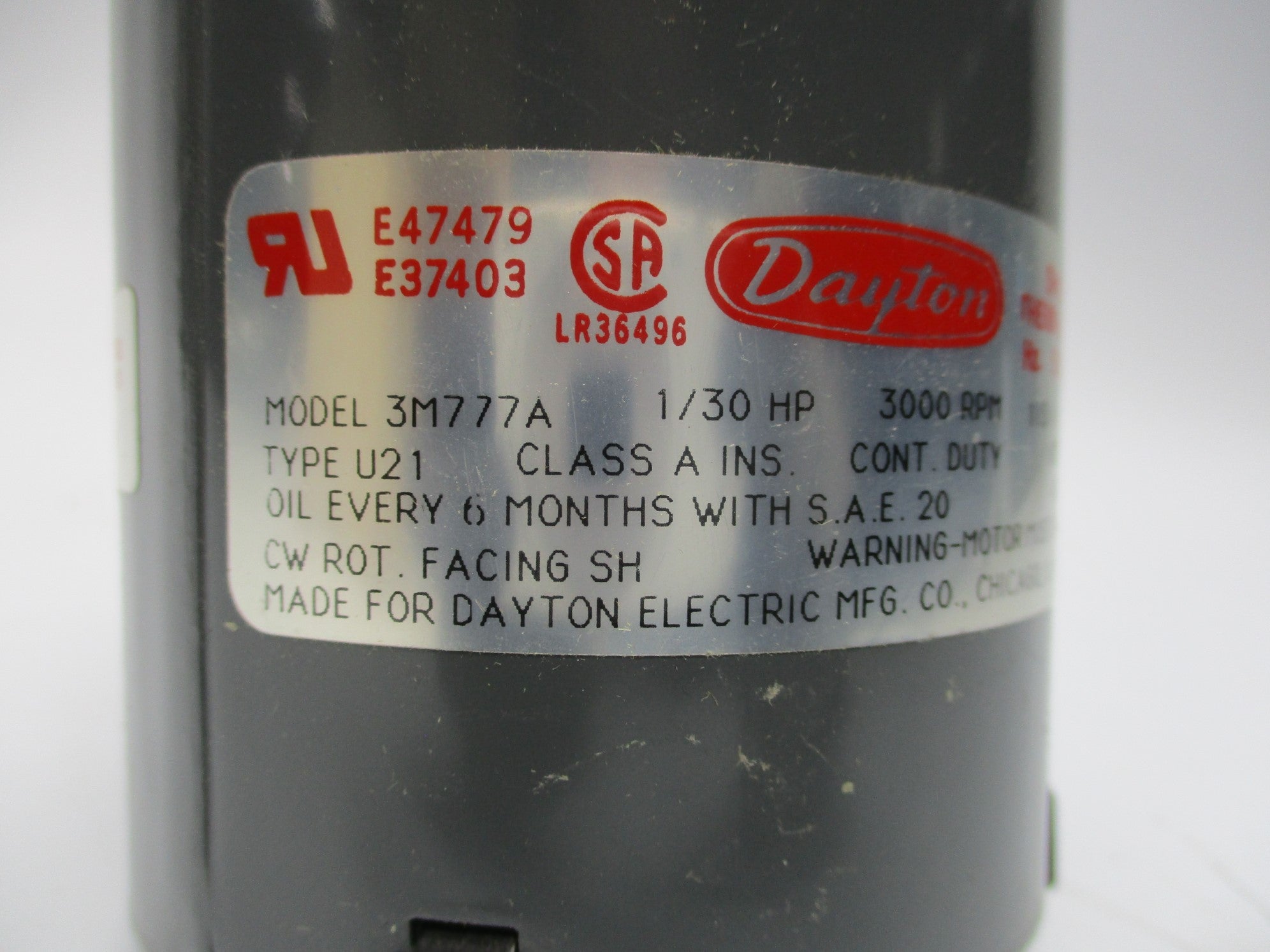 DAYTON 3M777A NSMP