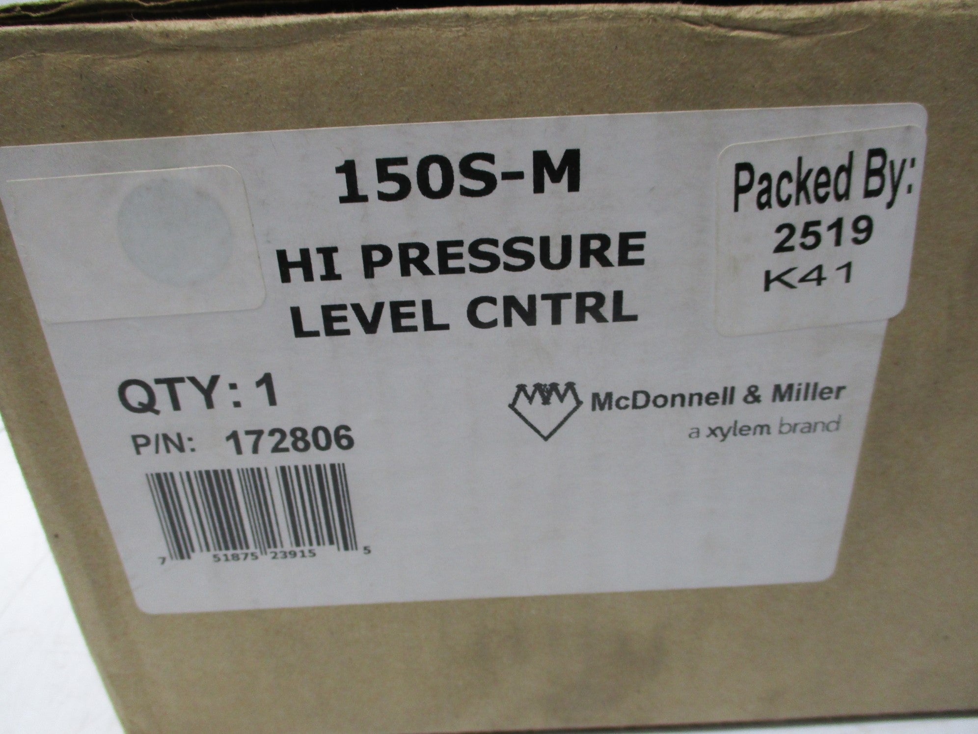 MCDONNELL & MILLER 150S-M 172806 NSMP