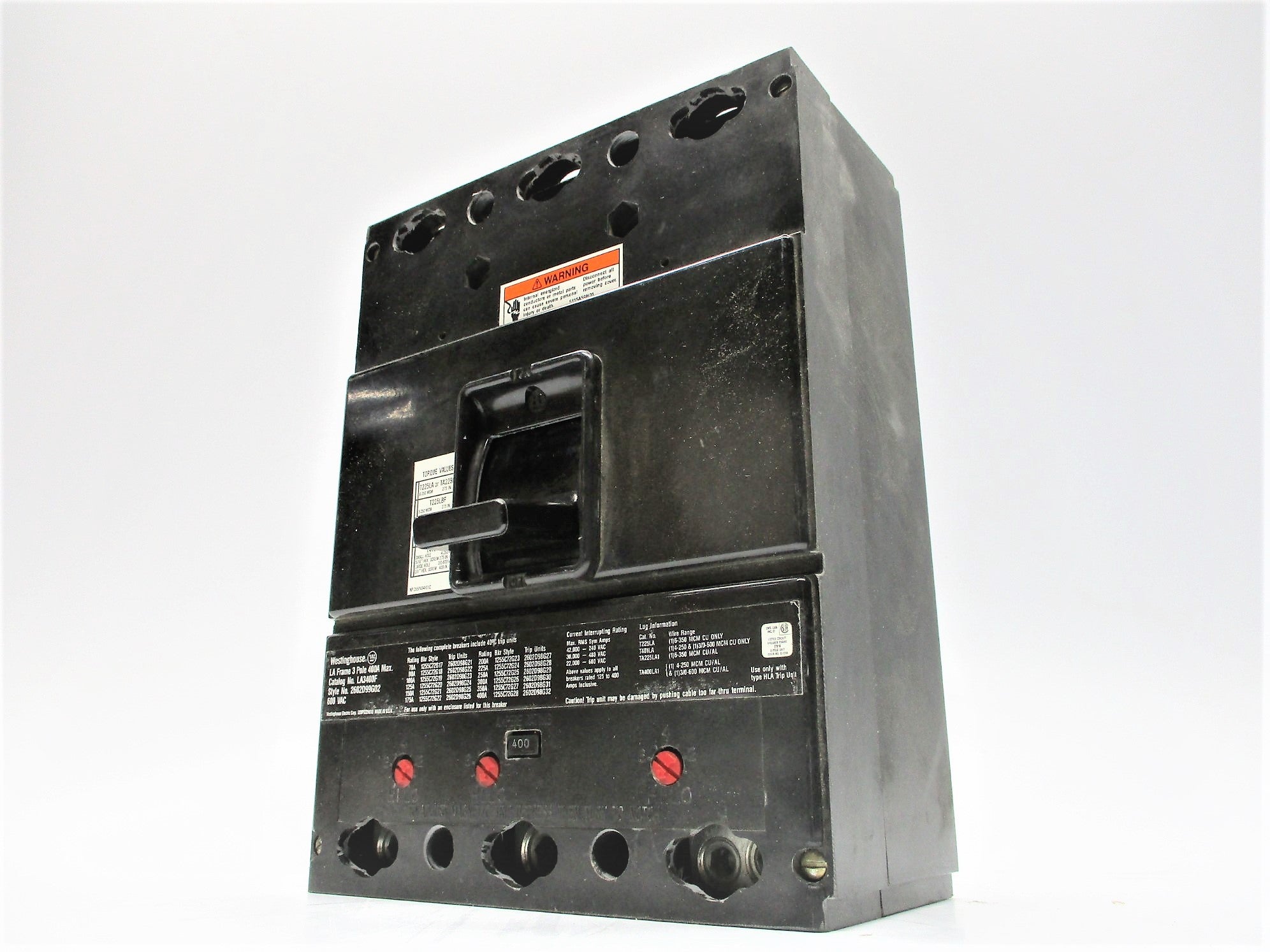 WESTINGHOUSE LA3400 400A NSNP