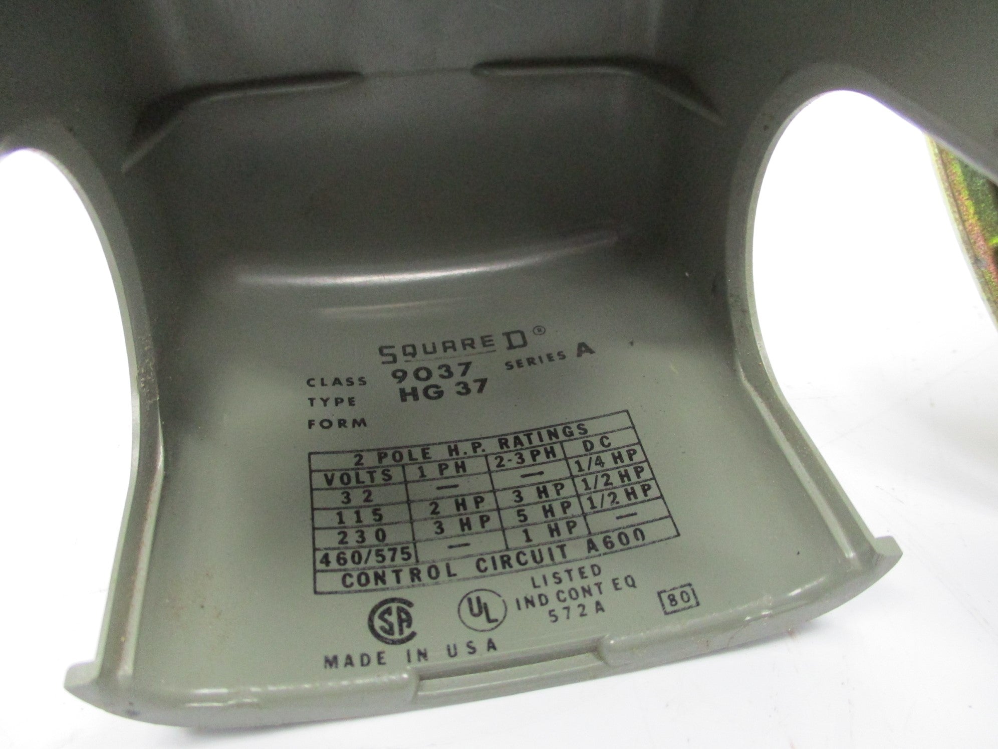 SQUARE D 9037-HG37 SER. A NSNP