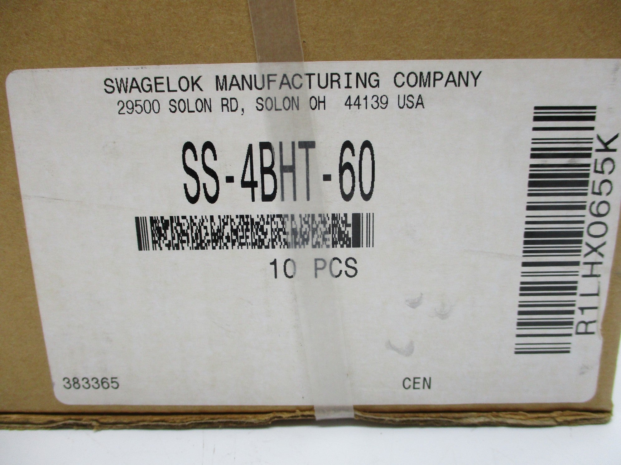 SWAGELOK SS-4BHT-60 QTY: 10 NSFS