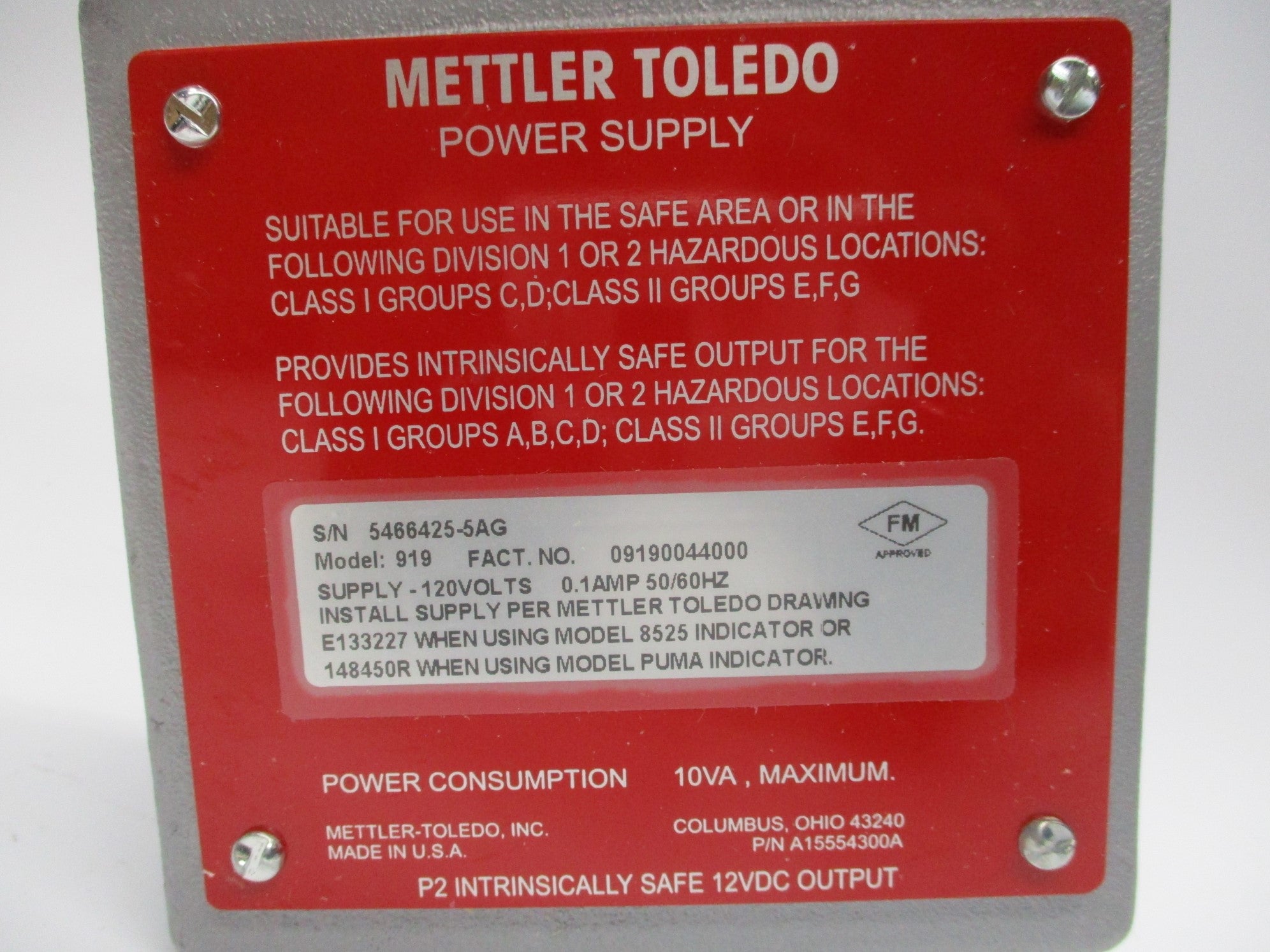 METTLER TOLEDO 09190044000 NSMP
