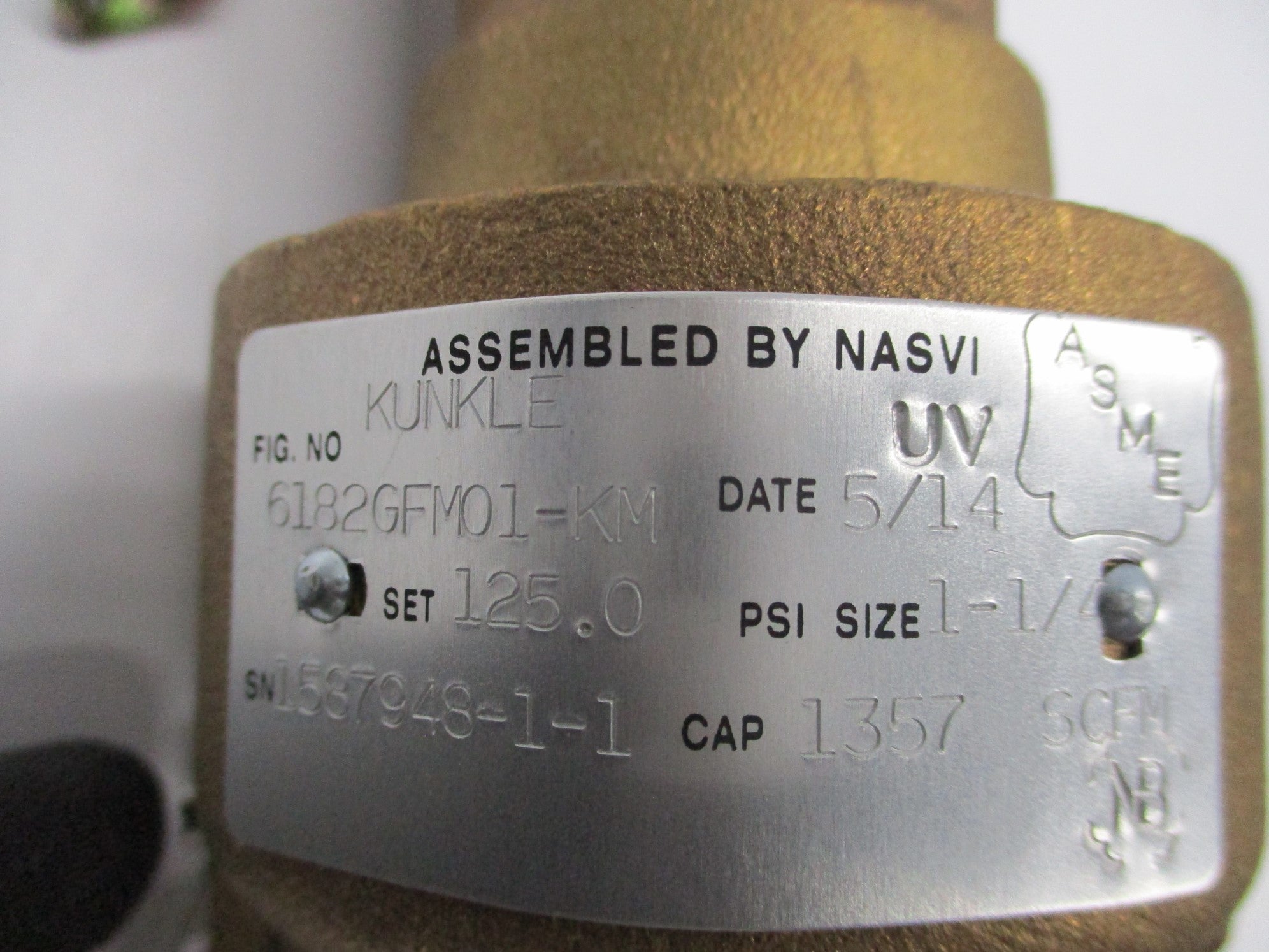KUNKLE 6182GFM01-KM-0125 NSNP