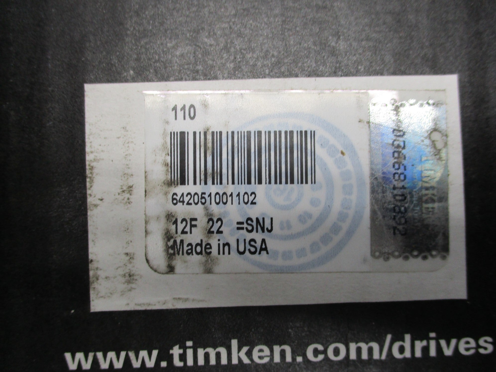 TIMKEN 80-1R-10FT NSFS