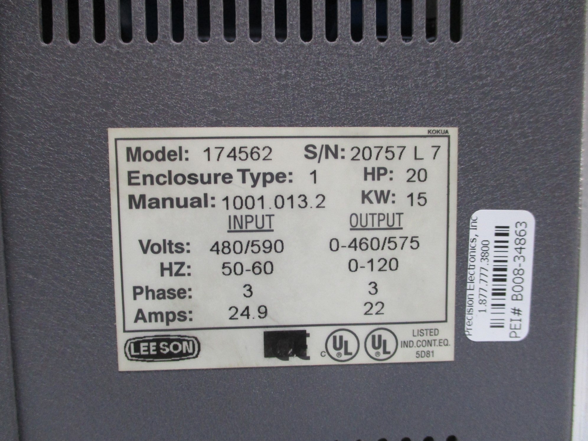 LEESON 174562 UNMP