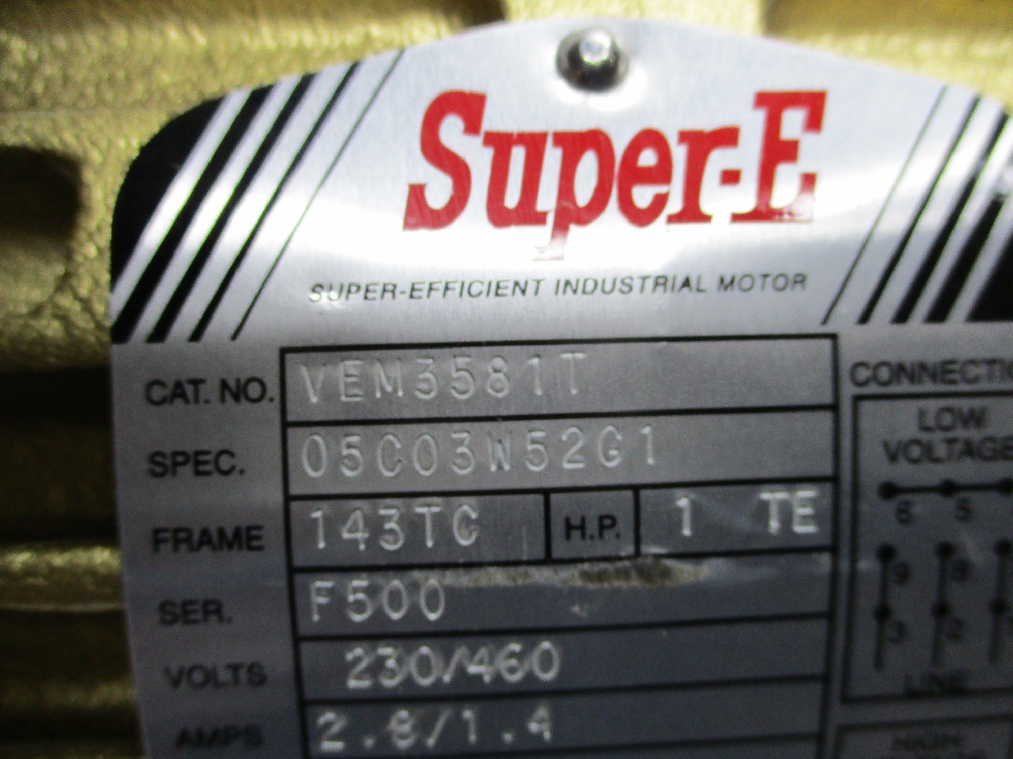 BALDOR VEM3581T UNMP