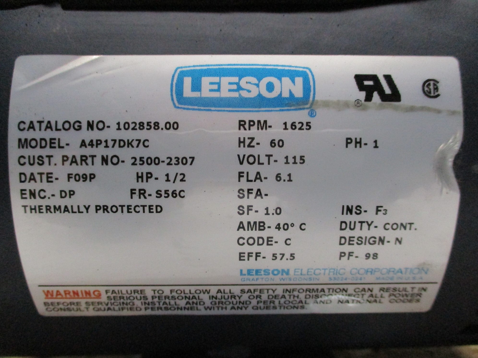 LEESON 102858.00 NSNP