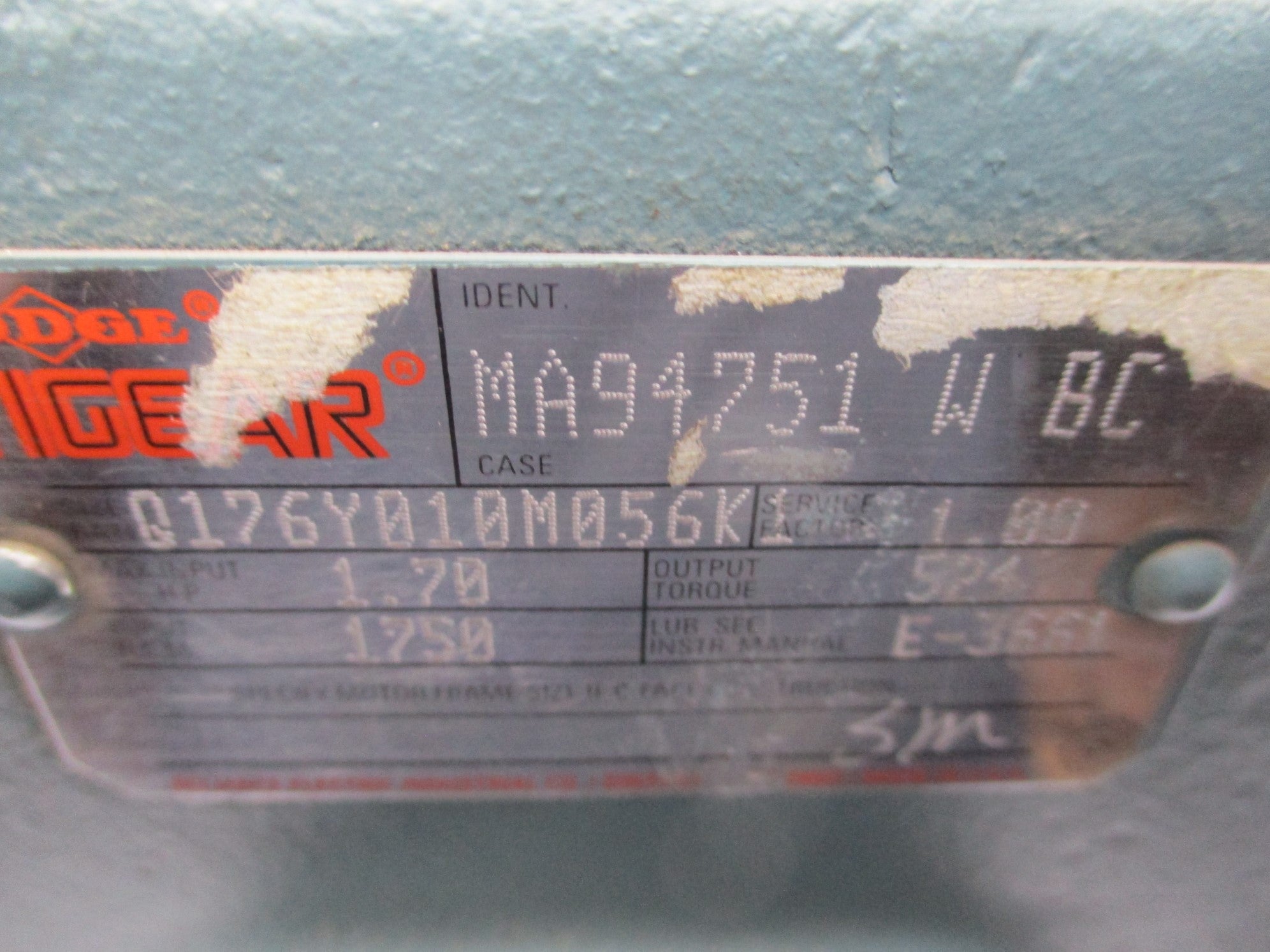 DODGE Q176Y010M056K1 NSNP