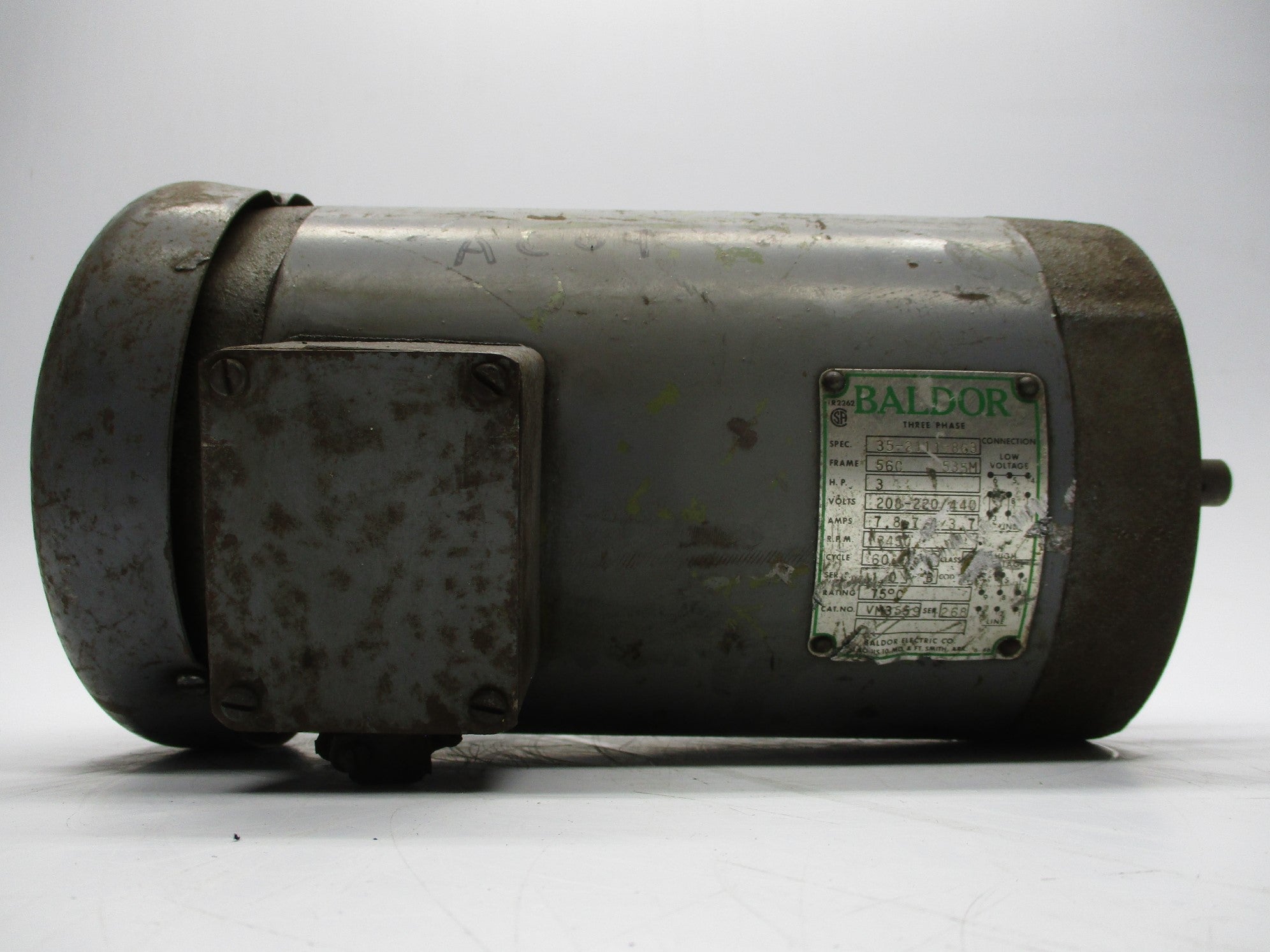 BALDOR VM3558 SER. 268 UNMP